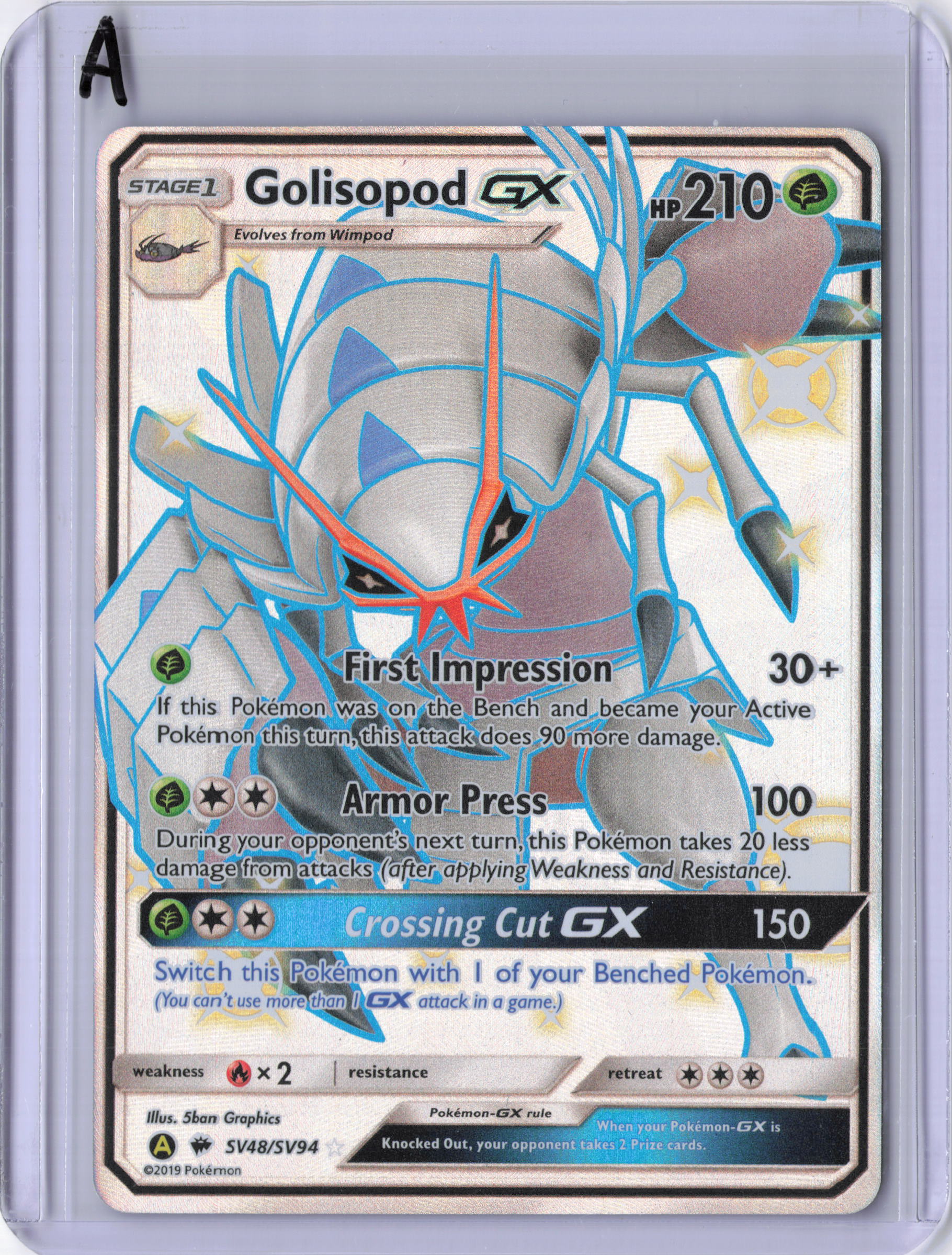 Golisopod GX - Hidden Fates: Shiny Vault (HIF:SV)