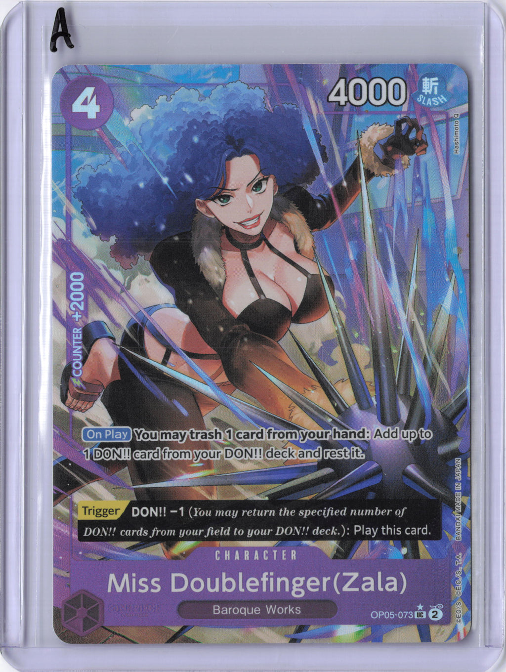 Miss Doublefinger(Zala) (Full Art) - Premium Booster -The Best- (PRB-01)