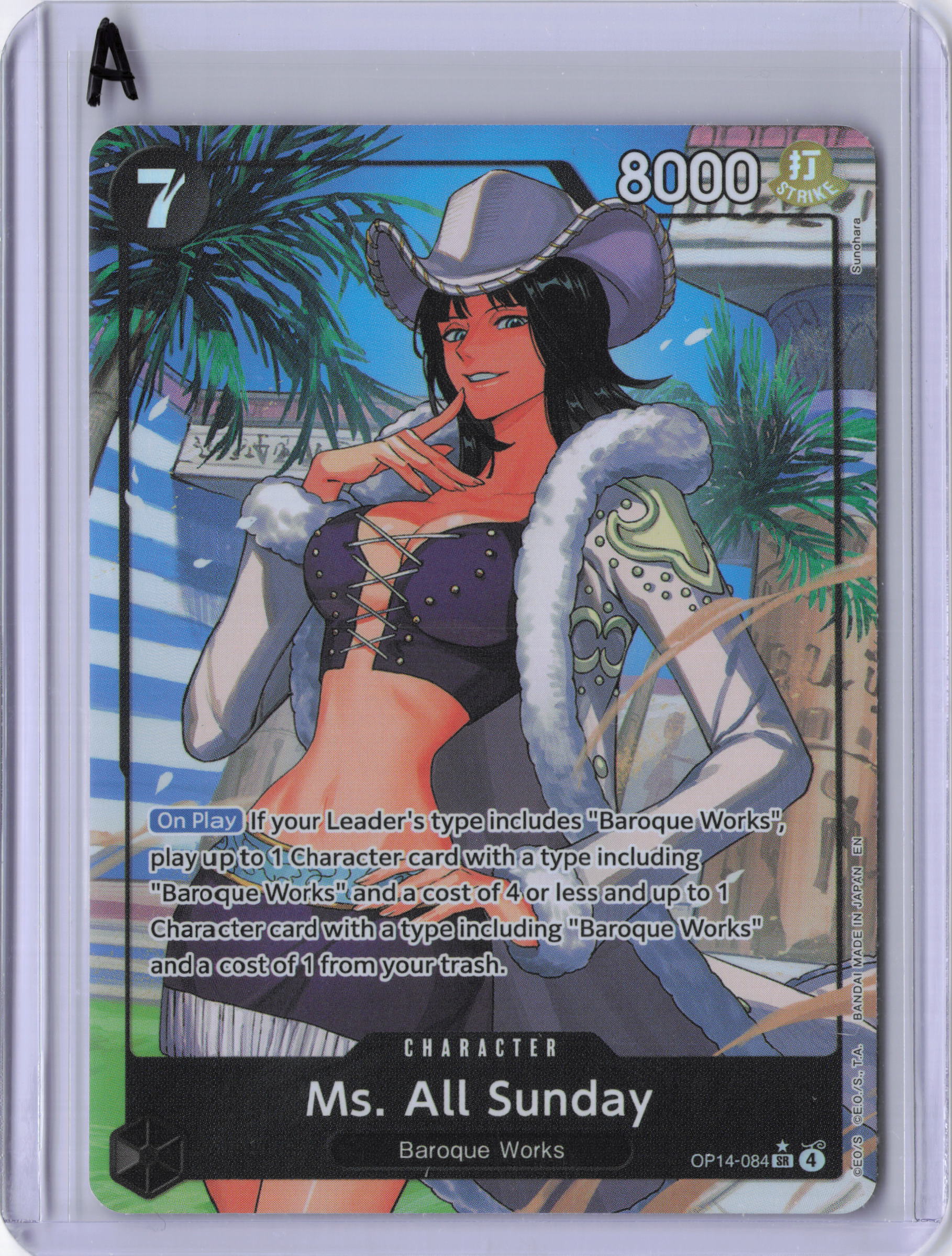 Ms. All Sunday (Alternate Art) - The Azure Sea's Seven (OP14)