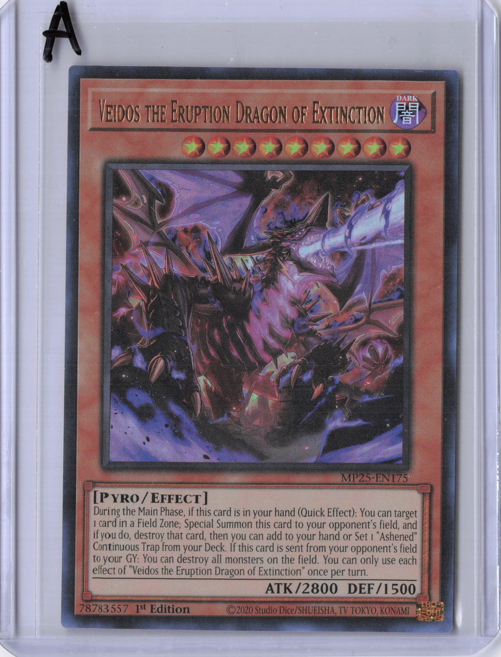 Veidos the Eruption Dragon of Extinction - 2025 Mega-Pack (MP25)