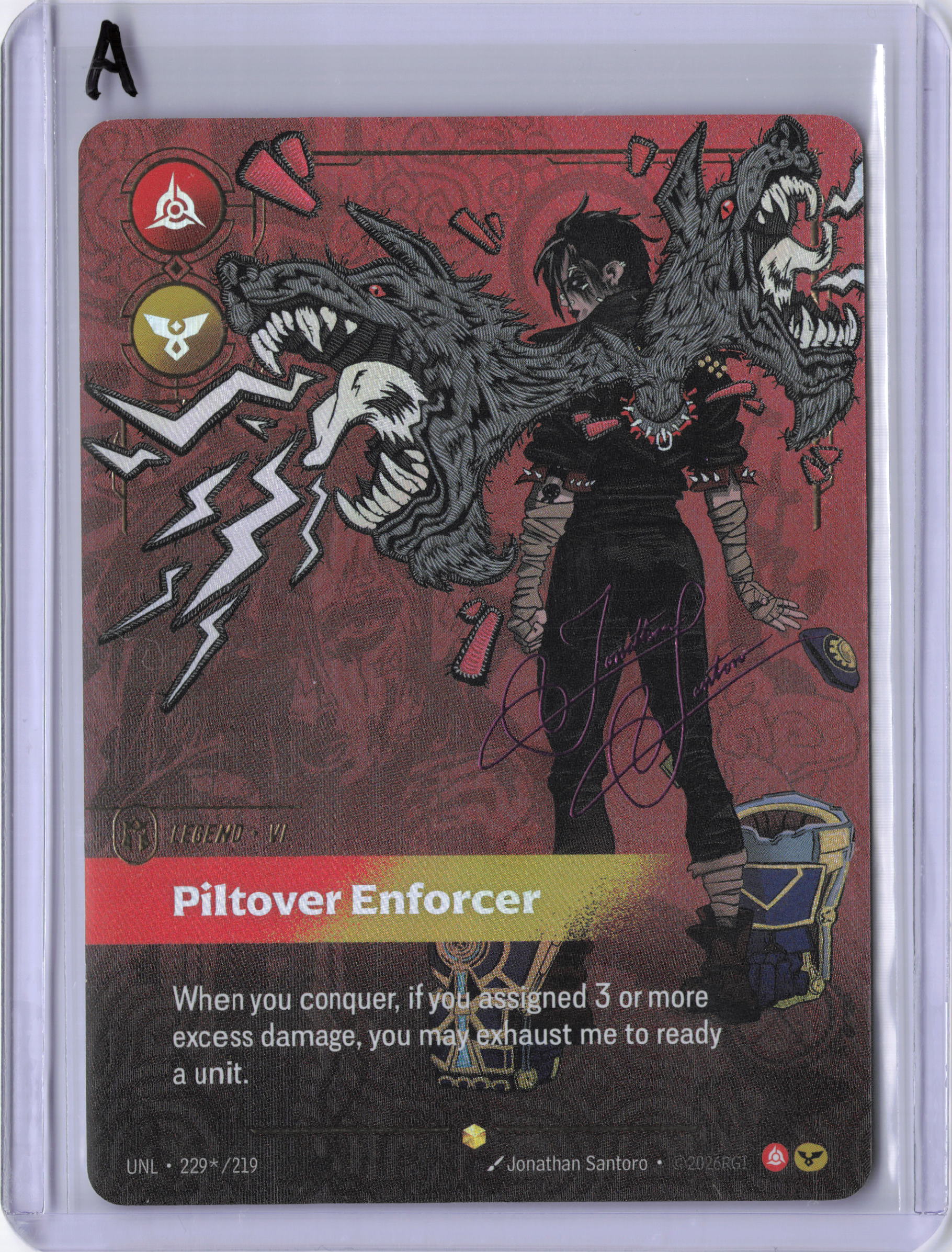 Vi, Piltover Enforcer (Signature) - Unleashed (UNL)
