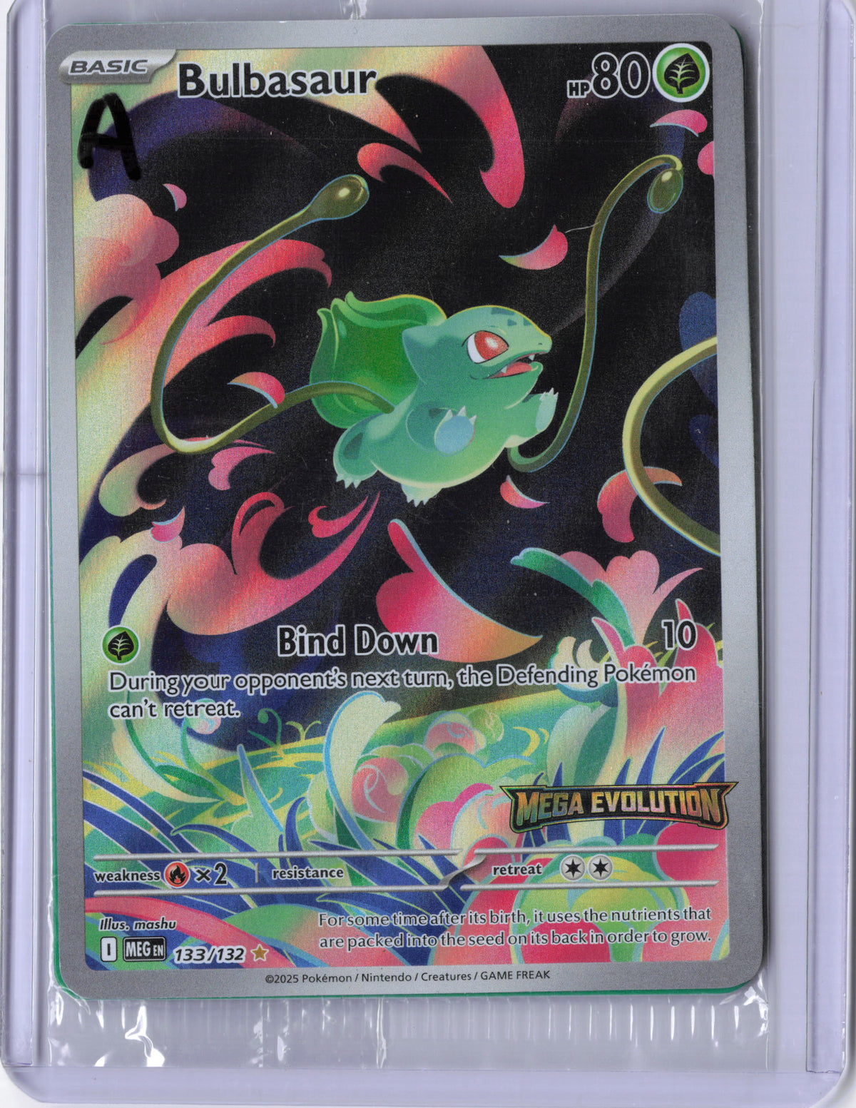 Bulbasaur - 133/132 (Mega Evolution Stamped) - Miscellaneous Cards & Products (MCAP)