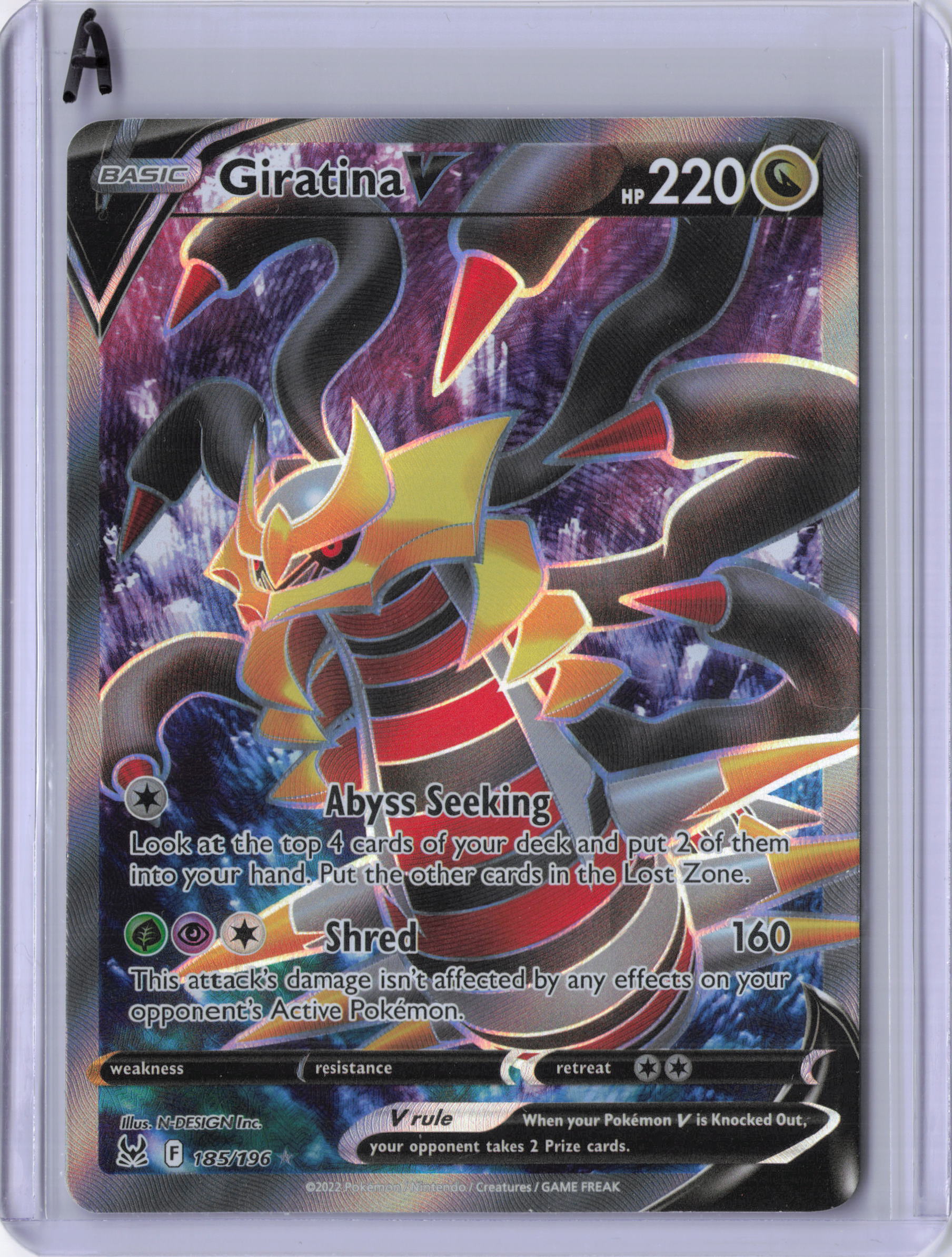 Giratina V (Full Art) - SWSH11: Lost Origin (SWSH11)