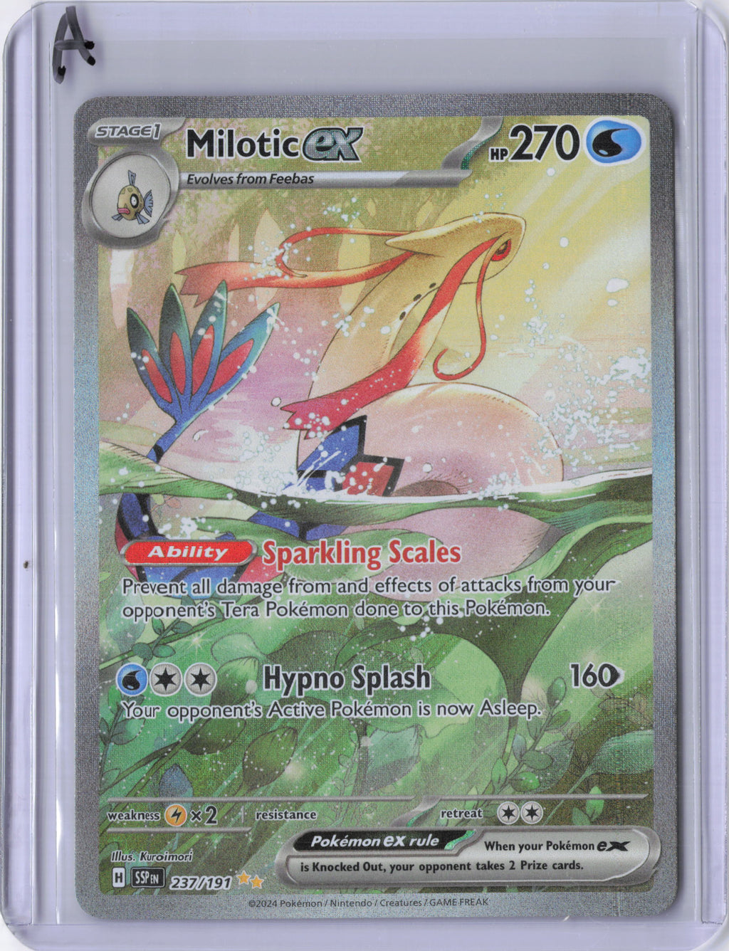 Milotic ex - 237/191 - SV08: Surging Sparks (SSP)-  LP