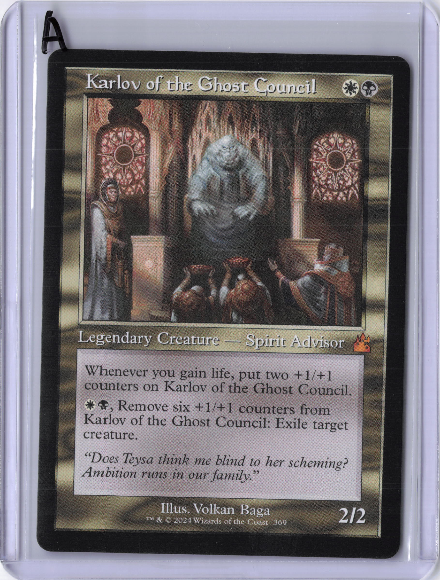 Karlov of the Ghost Council (Retro Frame) - Ravnica Remastered (RVR)