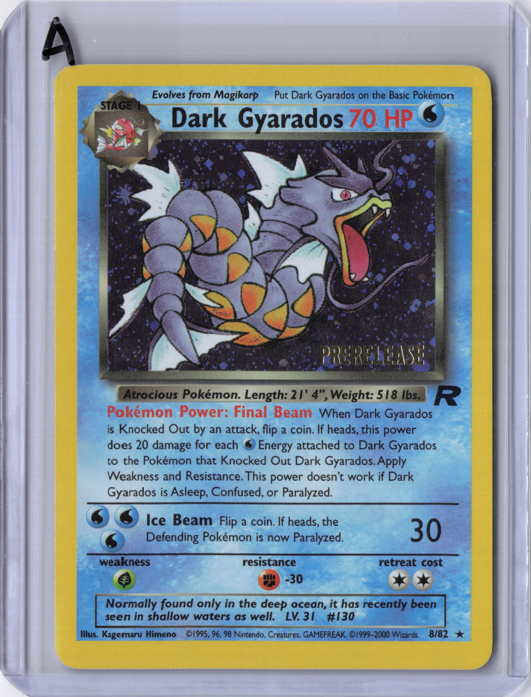 Dark Gyarados (Prerelease) - WoTC Promo (PR) MP