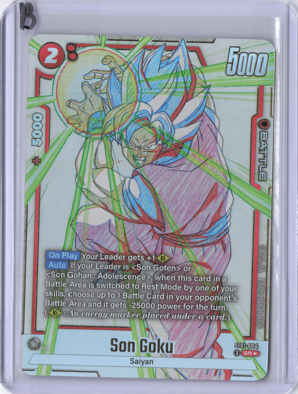 Son Goku - ST01-004 (Alternate Art) - Story Booster 01 (ST01)