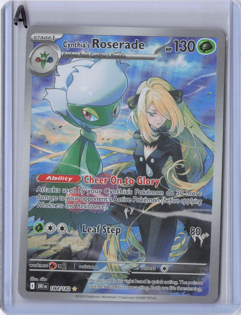 Cynthia's Roserade - 184/182 - SV10: Destined Rivals (DRI)