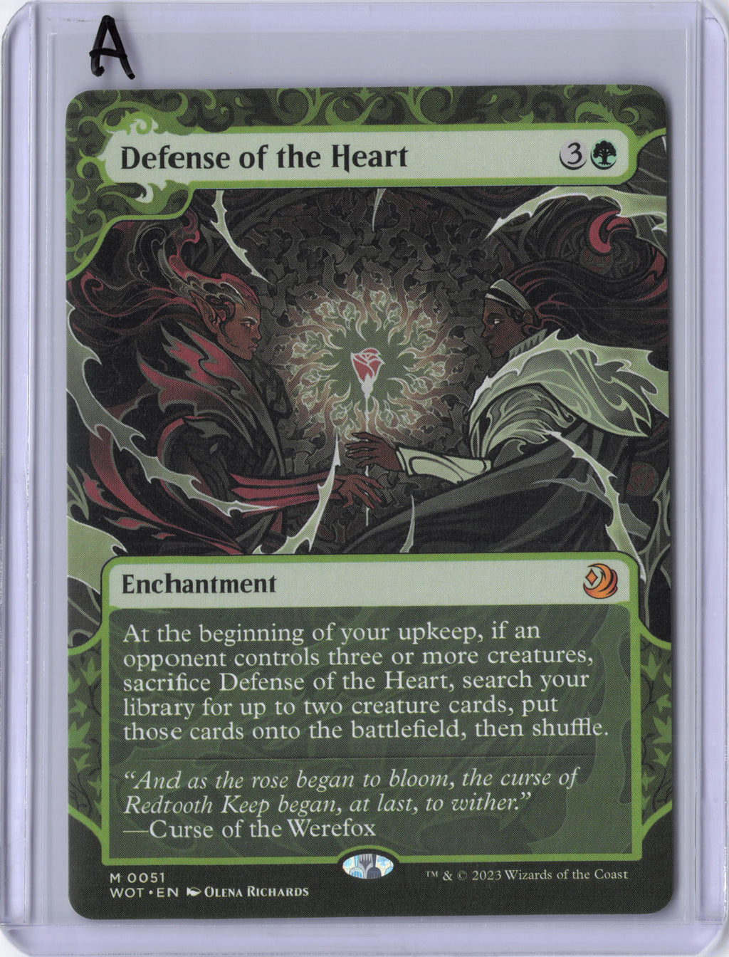 Defense of the Heart - Wilds of Eldraine: Enchanting Tales (WOT)