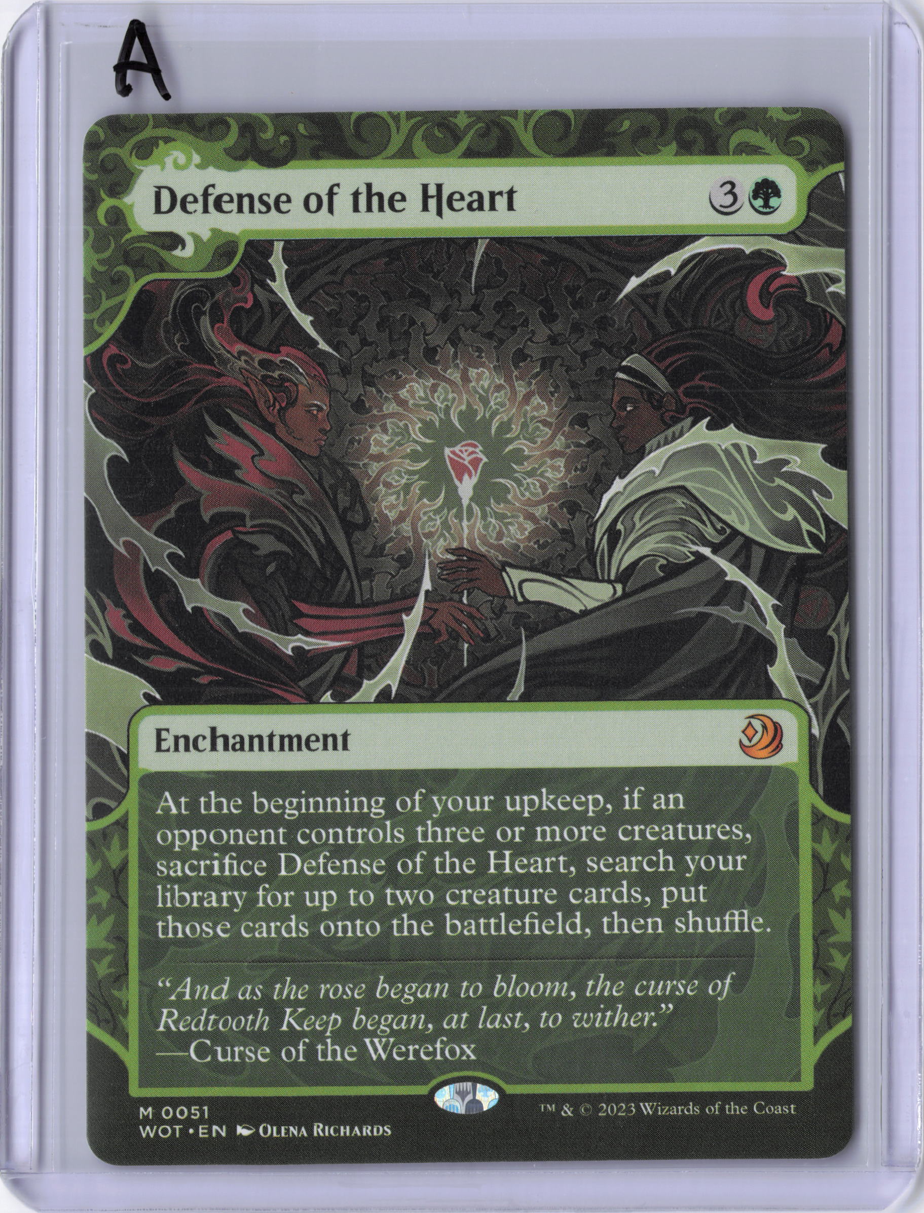 Defense of the Heart - Wilds of Eldraine: Enchanting Tales (WOT)