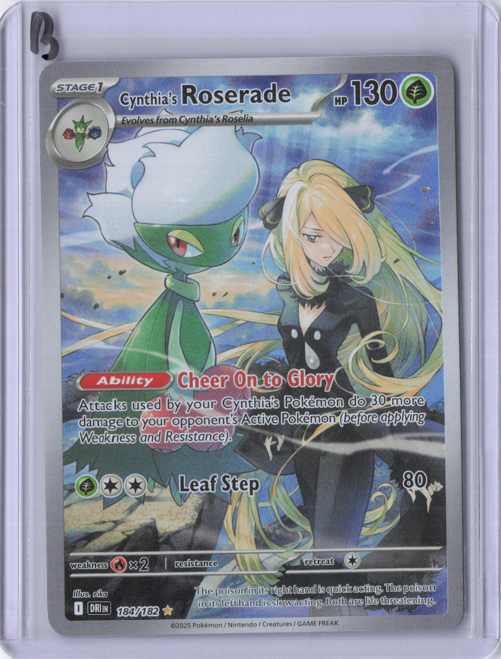 Cynthia's Roserade - 184/182 - SV10: Destined Rivals (DRI)
