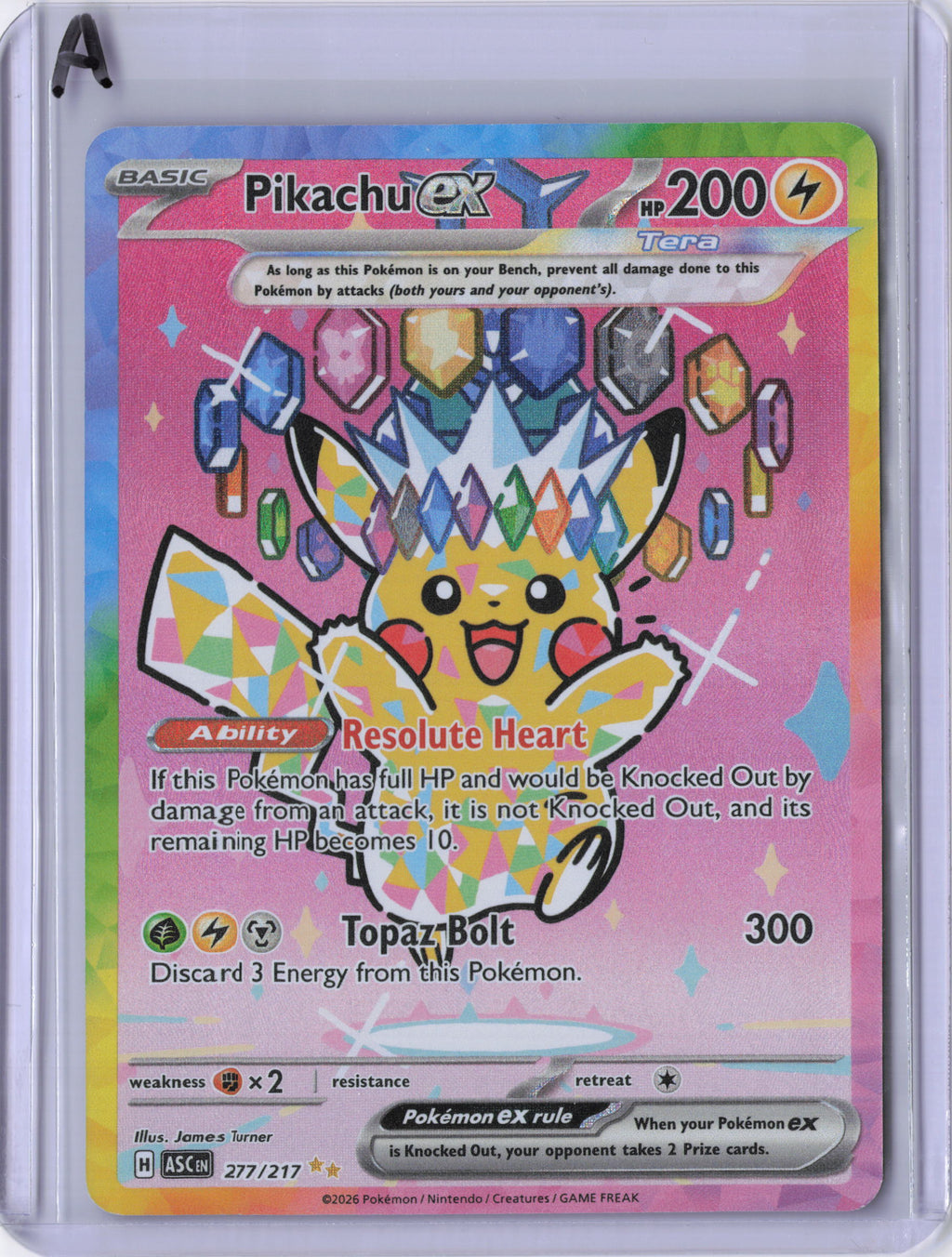 Pikachu ex - 277/217 - ME: Ascended Heroes (ASC)