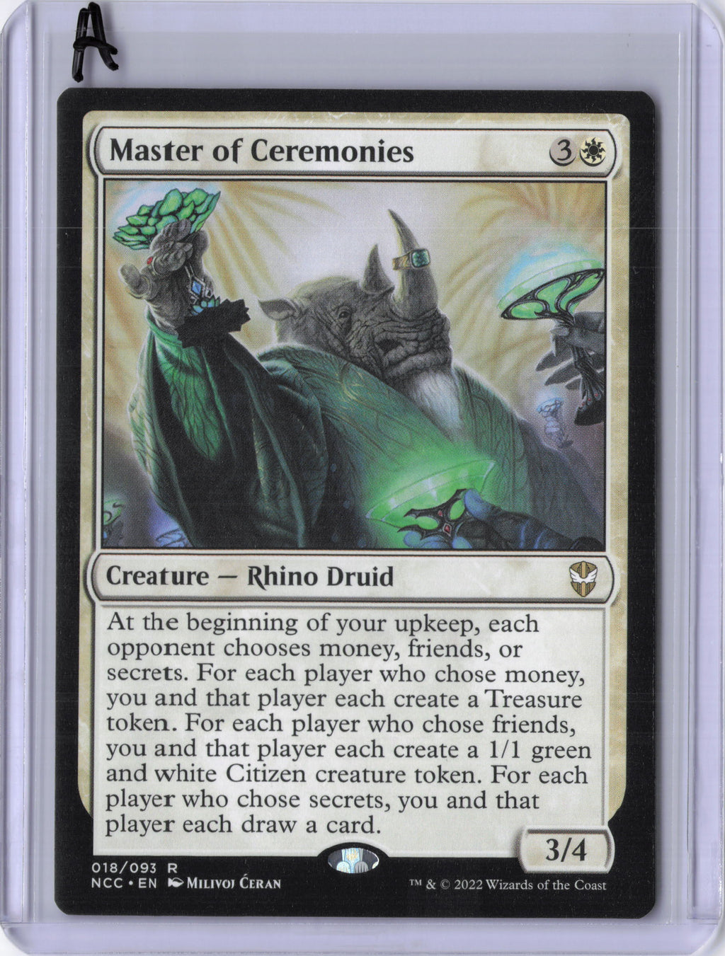 Master of Ceremonies - Commander: Streets of New Capenna (NCC)