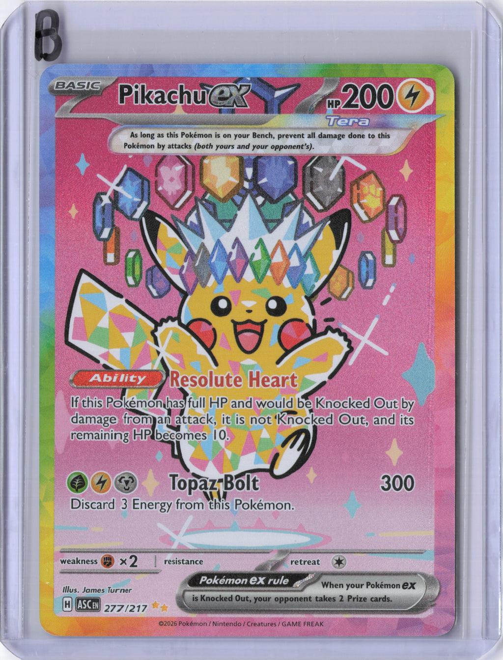 Pikachu ex - 277/217 - ME: Ascended Heroes (ASC)