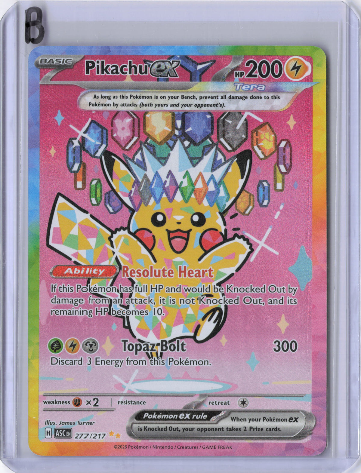 Pikachu ex - 277/217 - ME: Ascended Heroes (ASC)