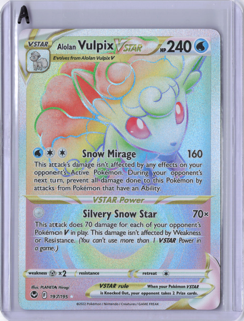 Alolan Vulpix VSTAR (Secret) - SWSH12: Silver Tempest (SWSH12)