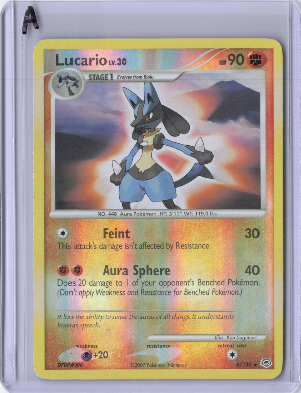 Lucario - Diamond and Pearl (DP) Reverse Holo MP