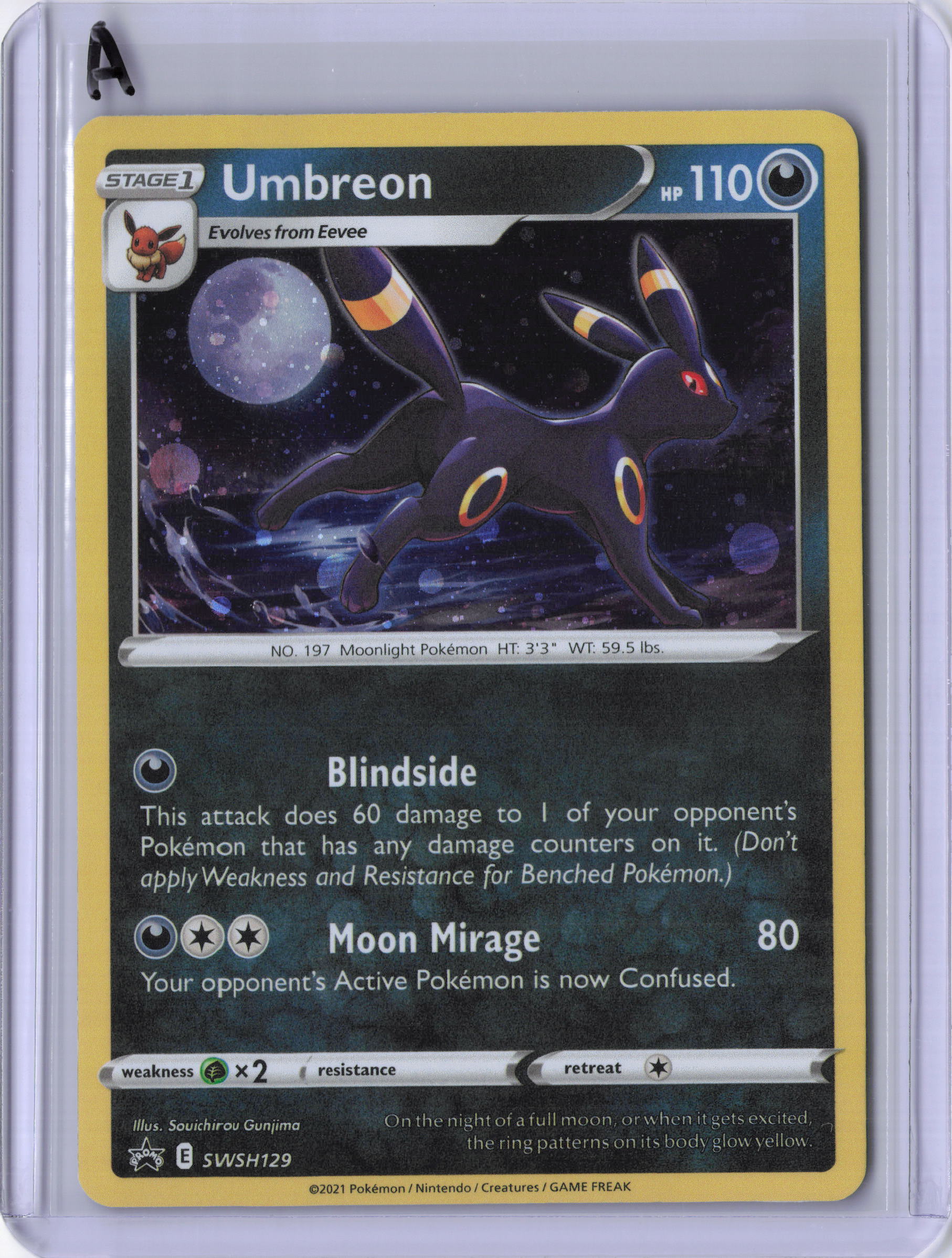 Umbreon - SWSH129 - SWSH: Sword & Shield Promo Cards (SWSD)