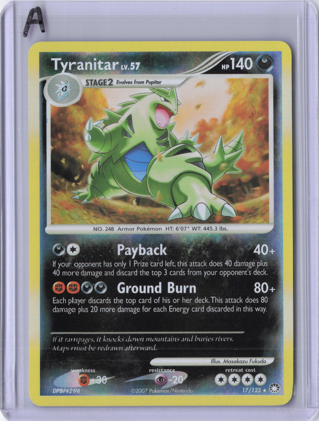 Tyranitar - Mysterious Treasures (MT) Reverse Holo MP