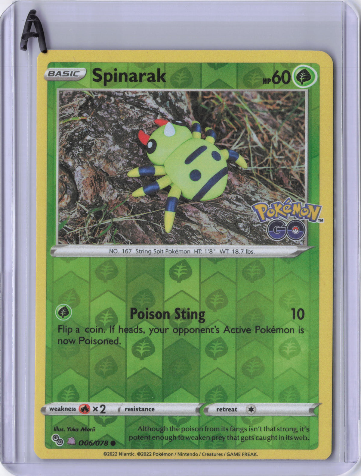 Spinarak (Peelable Ditto) - Pokemon GO (PGO)