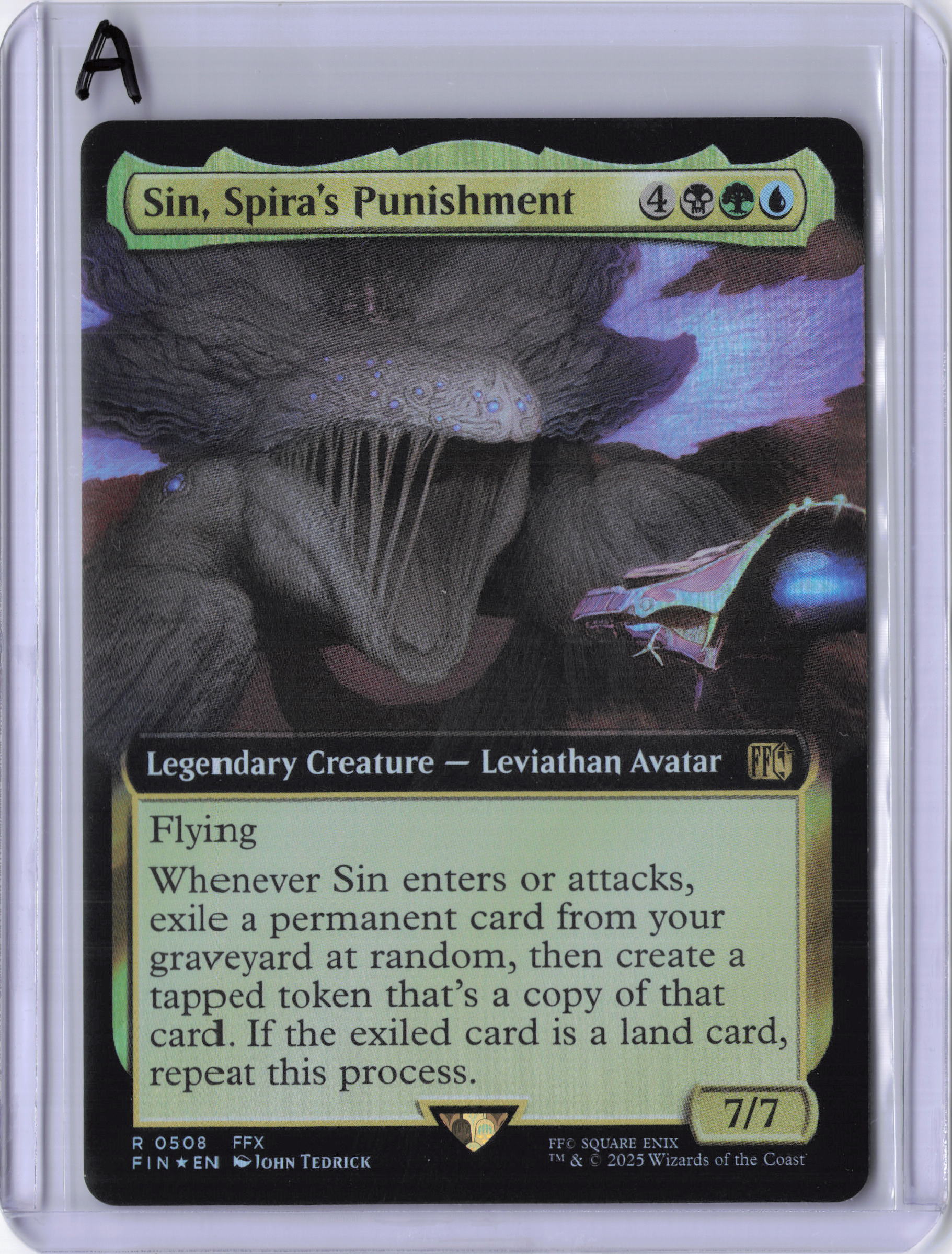Sin, Spira's Punishment (Extended Art) - FINAL FANTASY (FIN) (Foil)