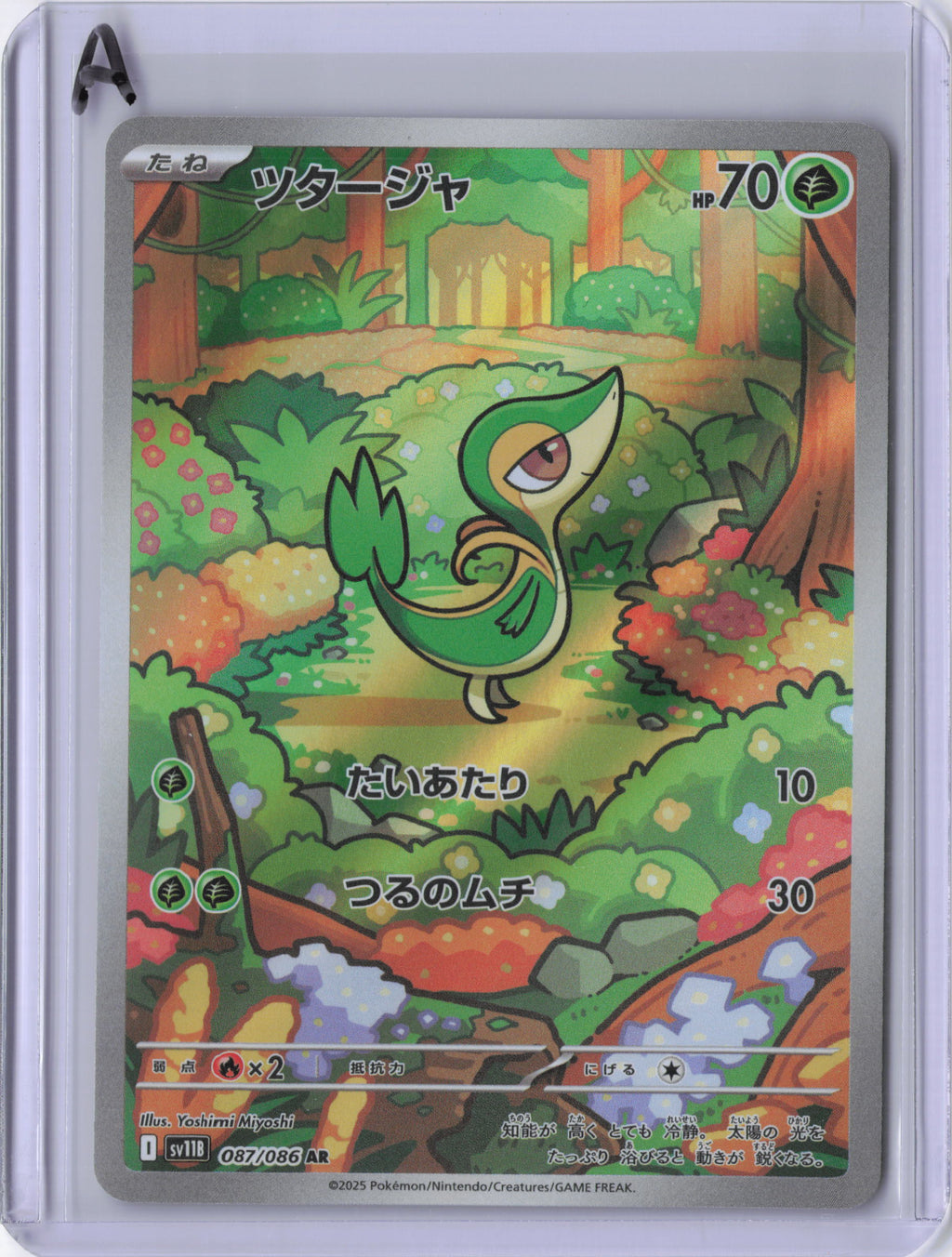 Japanese Snivy - 087/086 - SV11B: Black Bolt (SV11B)