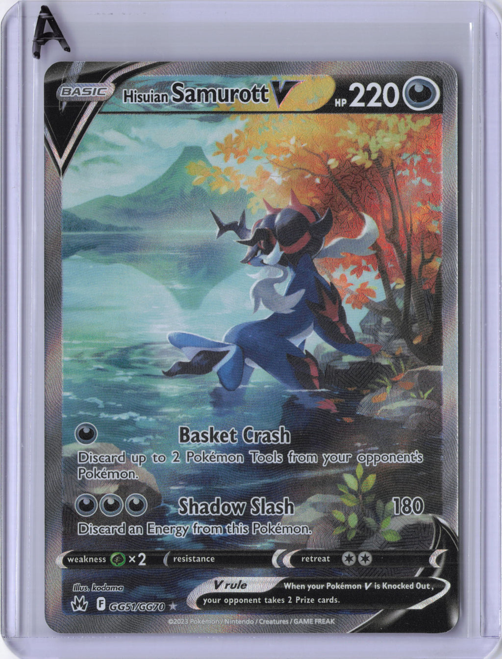 Hisuian Samurott V - SWSH: Crown Zenith: Galarian Gallery (CRZ:GG)