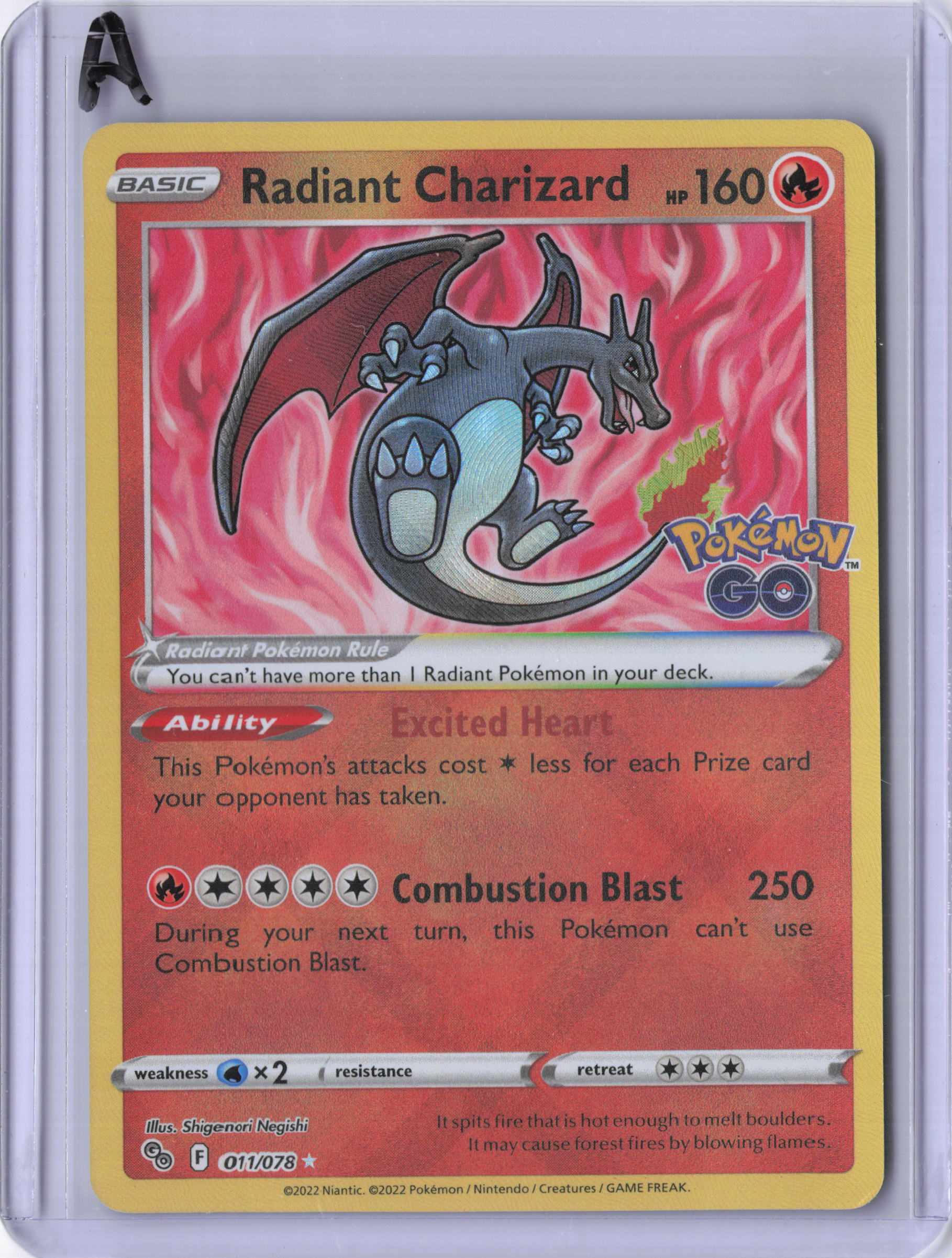 Radiant Charizard - Pokemon GO (PGO)