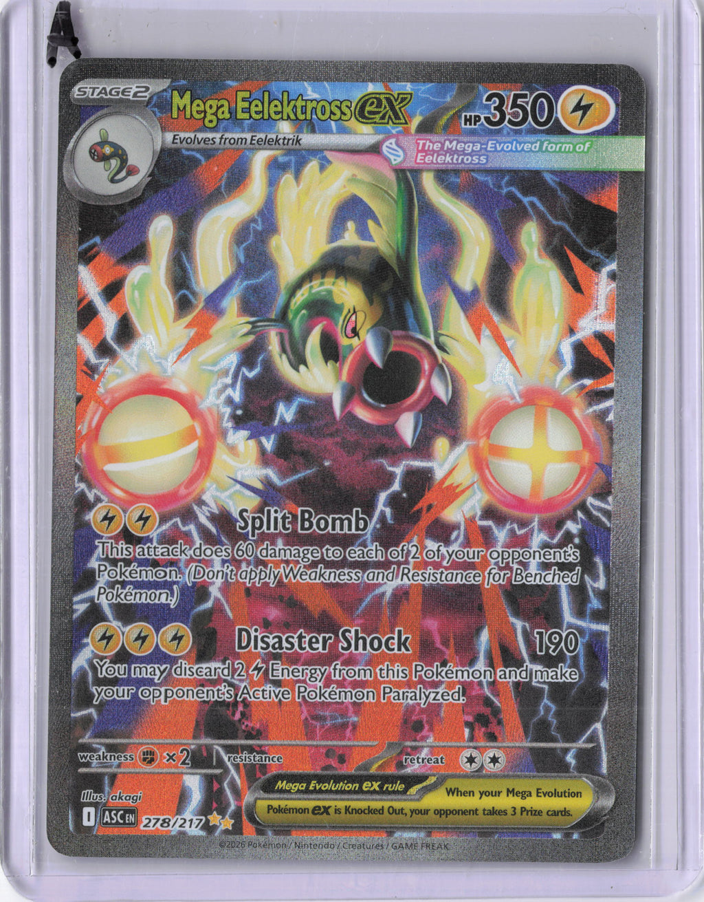 Mega Eelektross ex - 278/217 - ME: Ascended Heroes (ASC)