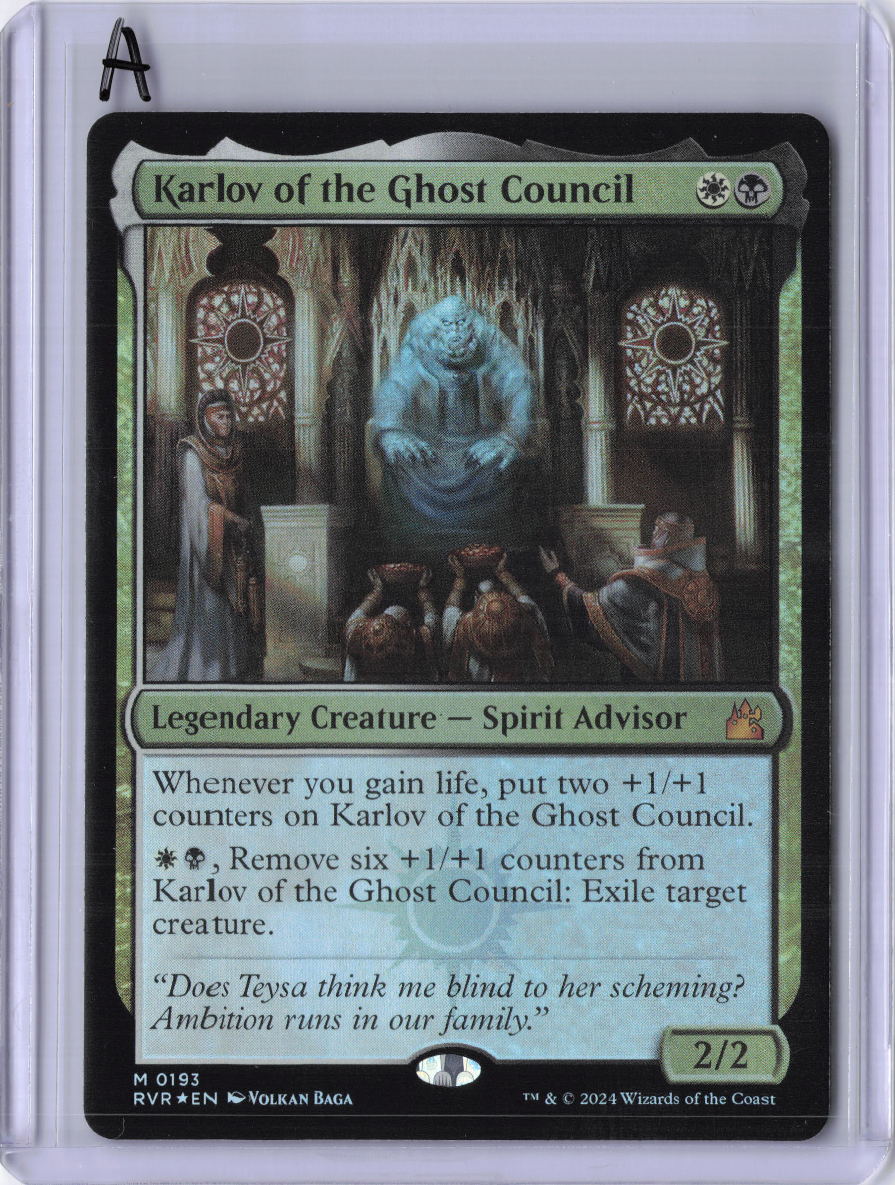 Karlov of the Ghost Council - Ravnica Remastered (RVR) (Foil)