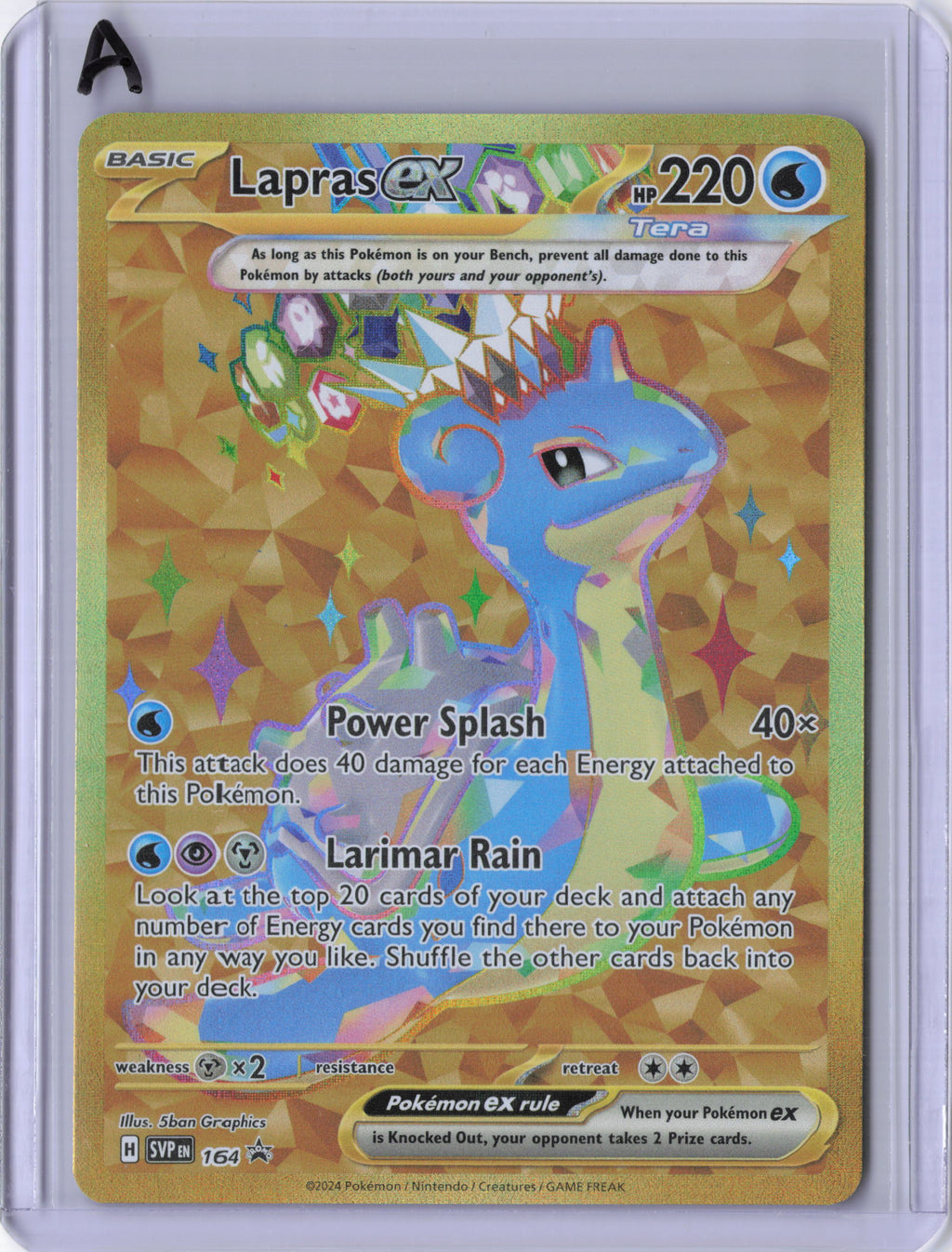 Lapras ex - 164 - SV: Scarlet & Violet Promo Cards (SVP)