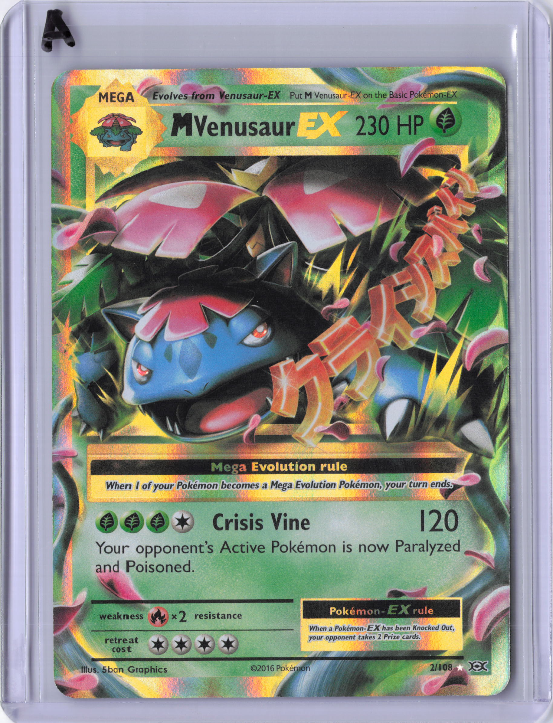 M Venusaur EX - XY - Evolutions (EVO) LP
