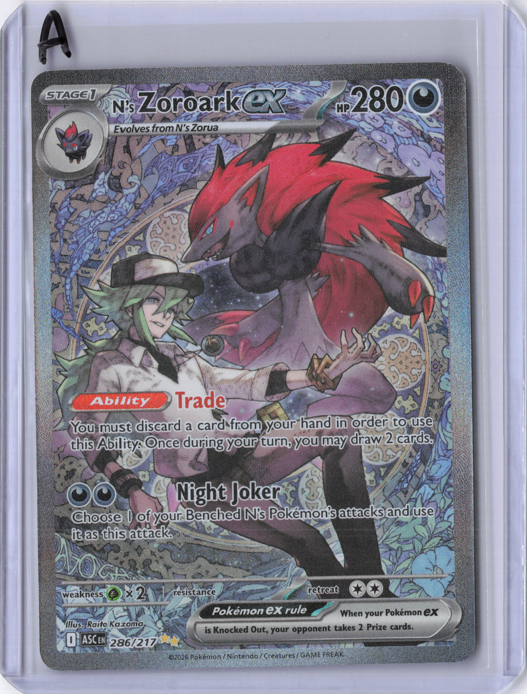 N's Zoroark ex - 286/217 - ME: Ascended Heroes (ASC)