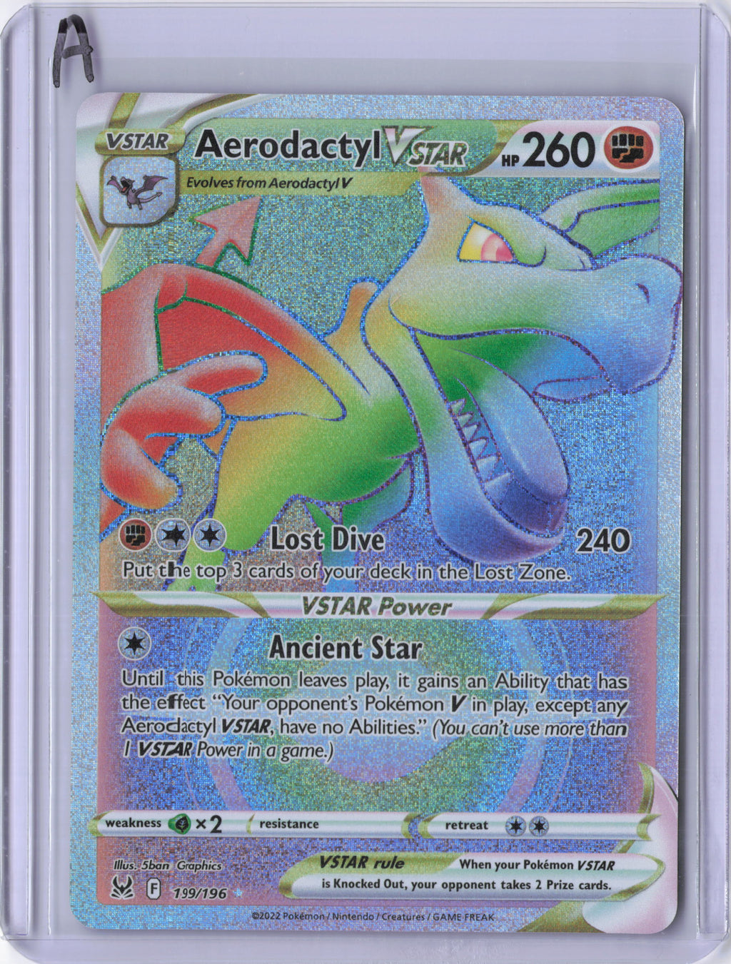 Aerodactyl VSTAR (Secret) - SWSH11: Lost Origin (SWSH11)