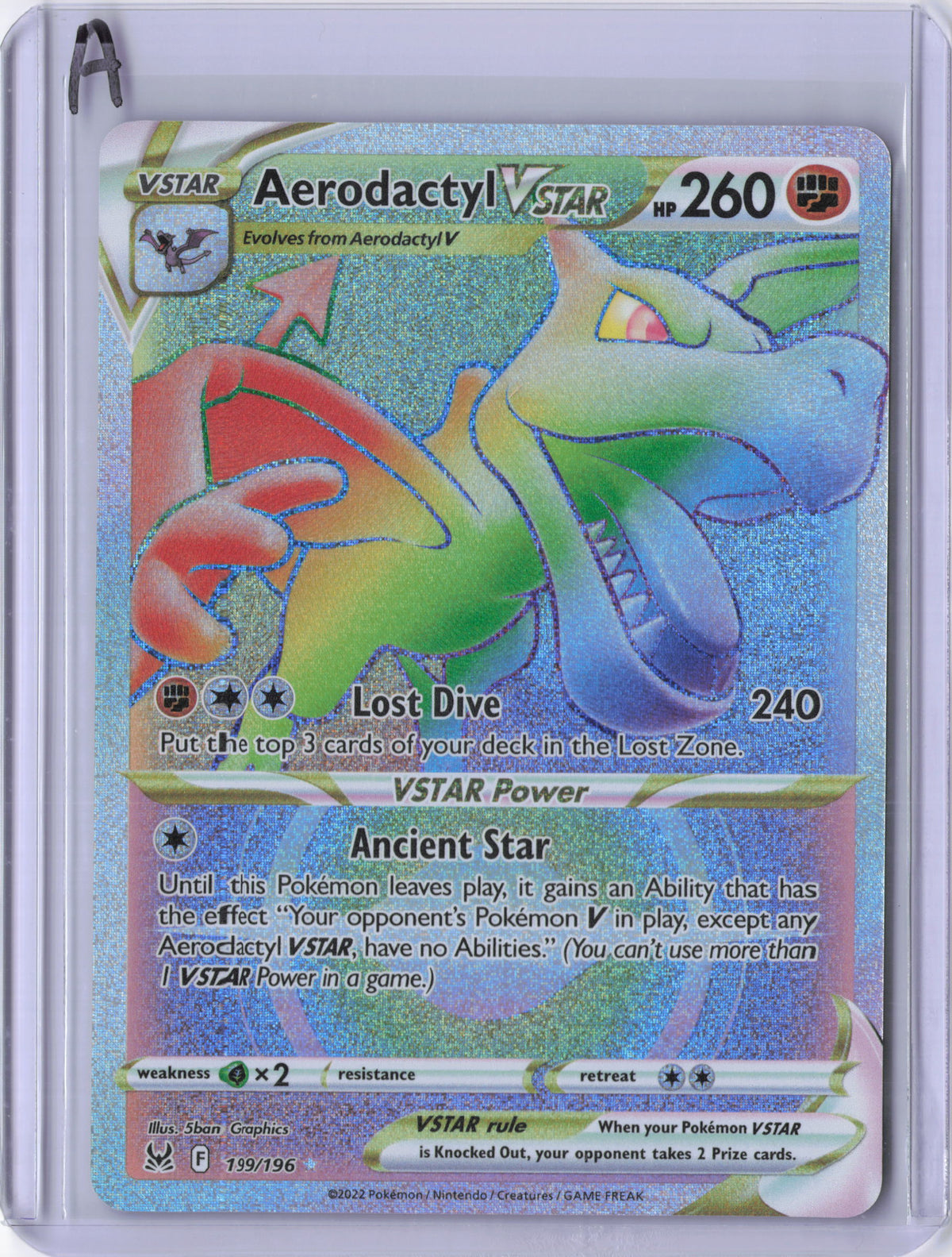 Aerodactyl VSTAR (Secret) - SWSH11: Lost Origin (SWSH11)
