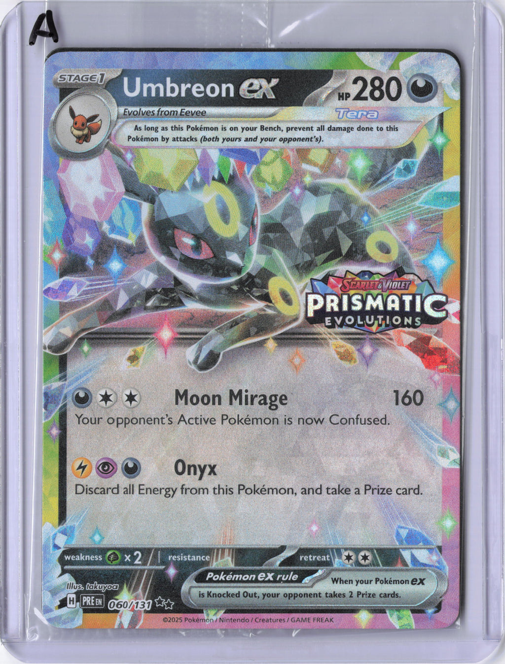 Umbreon ex - 060/131 (Prismatic Evolutions Stamp) - Miscellaneous Cards & Products (MCAP)