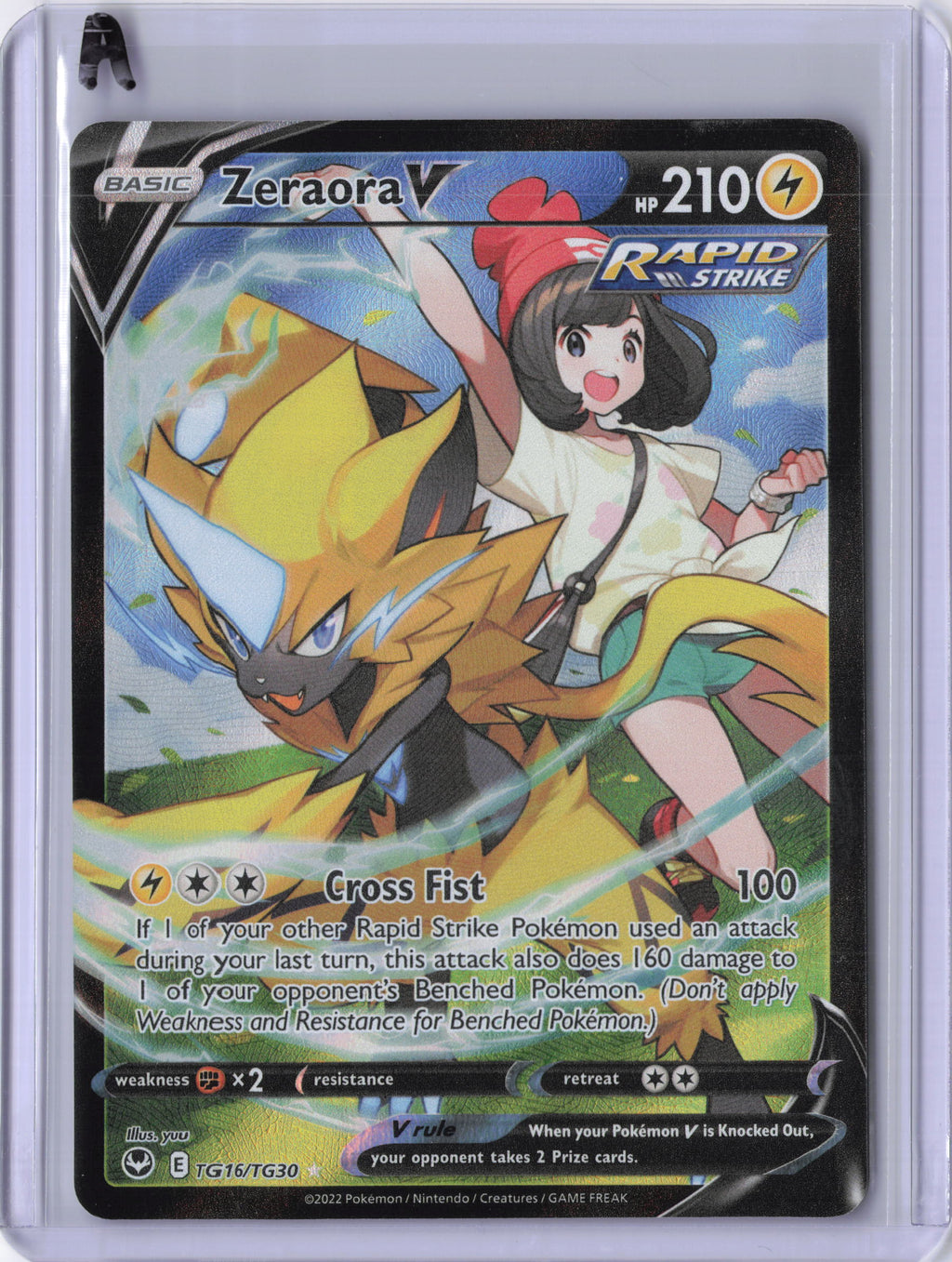 Zeraora V - SWSH12: Silver Tempest Trainer Gallery (SWSH12: TG)