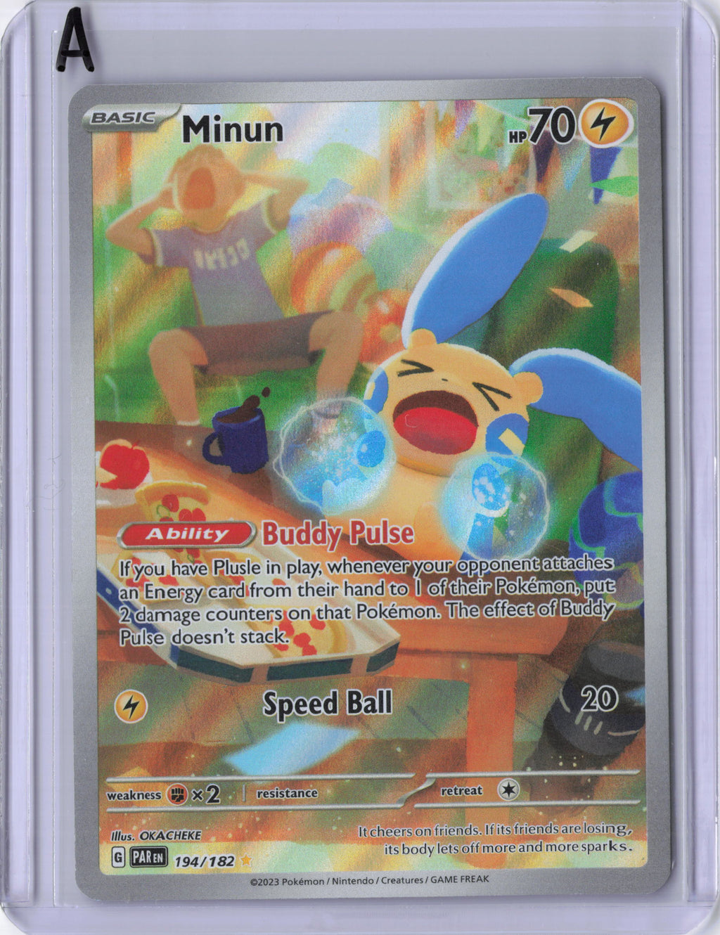 Minun - 194/182 - SV04: Paradox Rift (PAR)