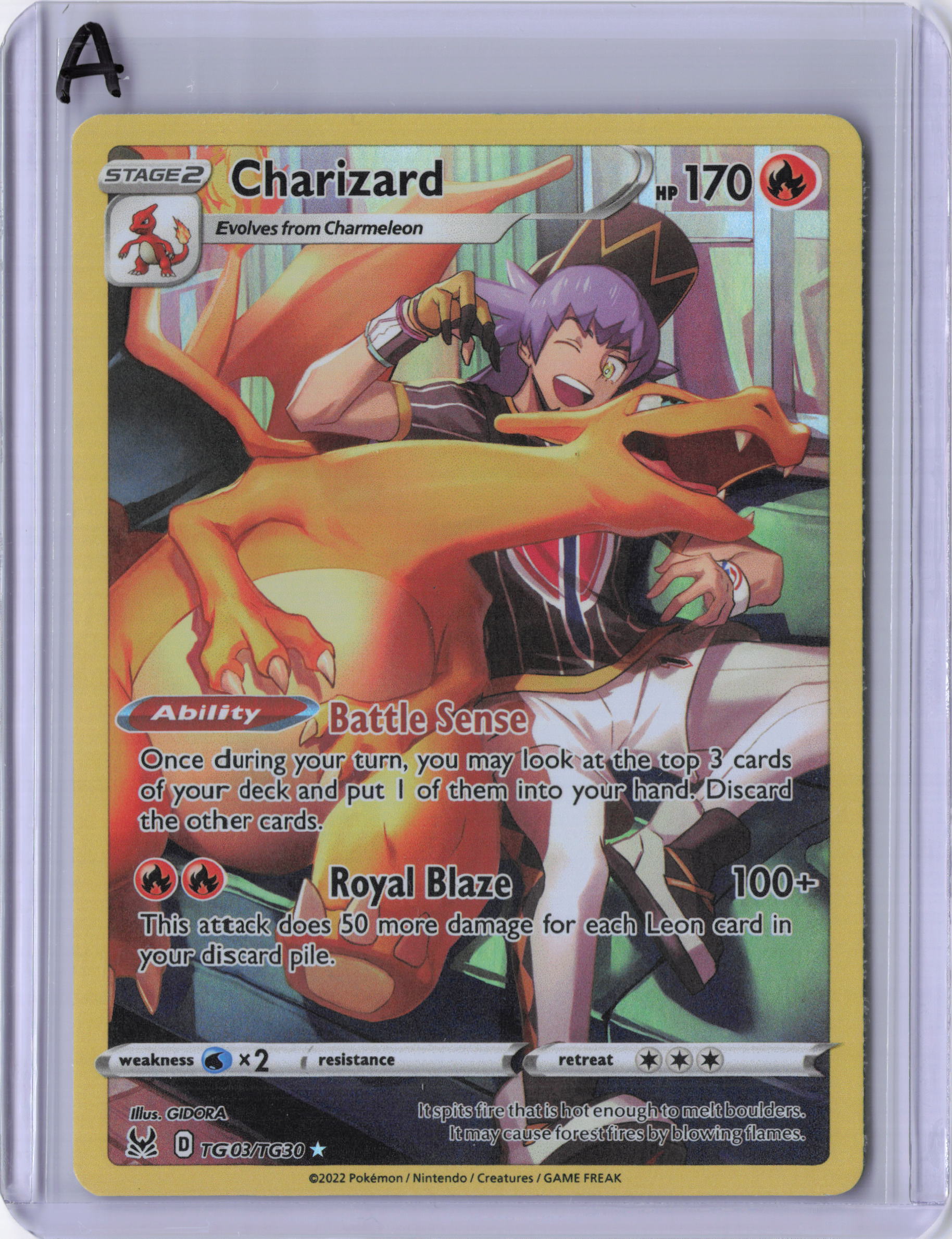 Charizard - SWSH11: Lost Origin Trainer Gallery (SWSH11: TG)