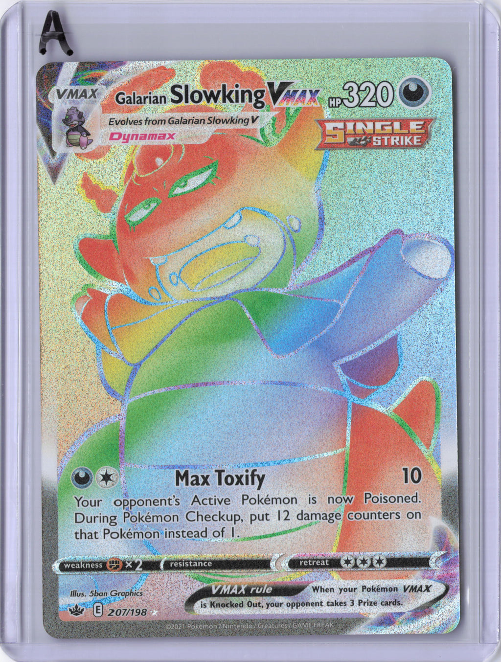 Galarian Slowking VMAX (Secret) - SWSH06: Chilling Reign (207/198)