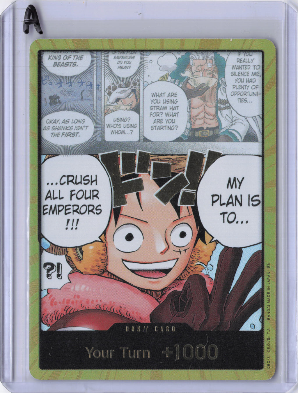 DON!! Card (Alternate Art) (Gold) - The World's Strongest Warriors (OP17)