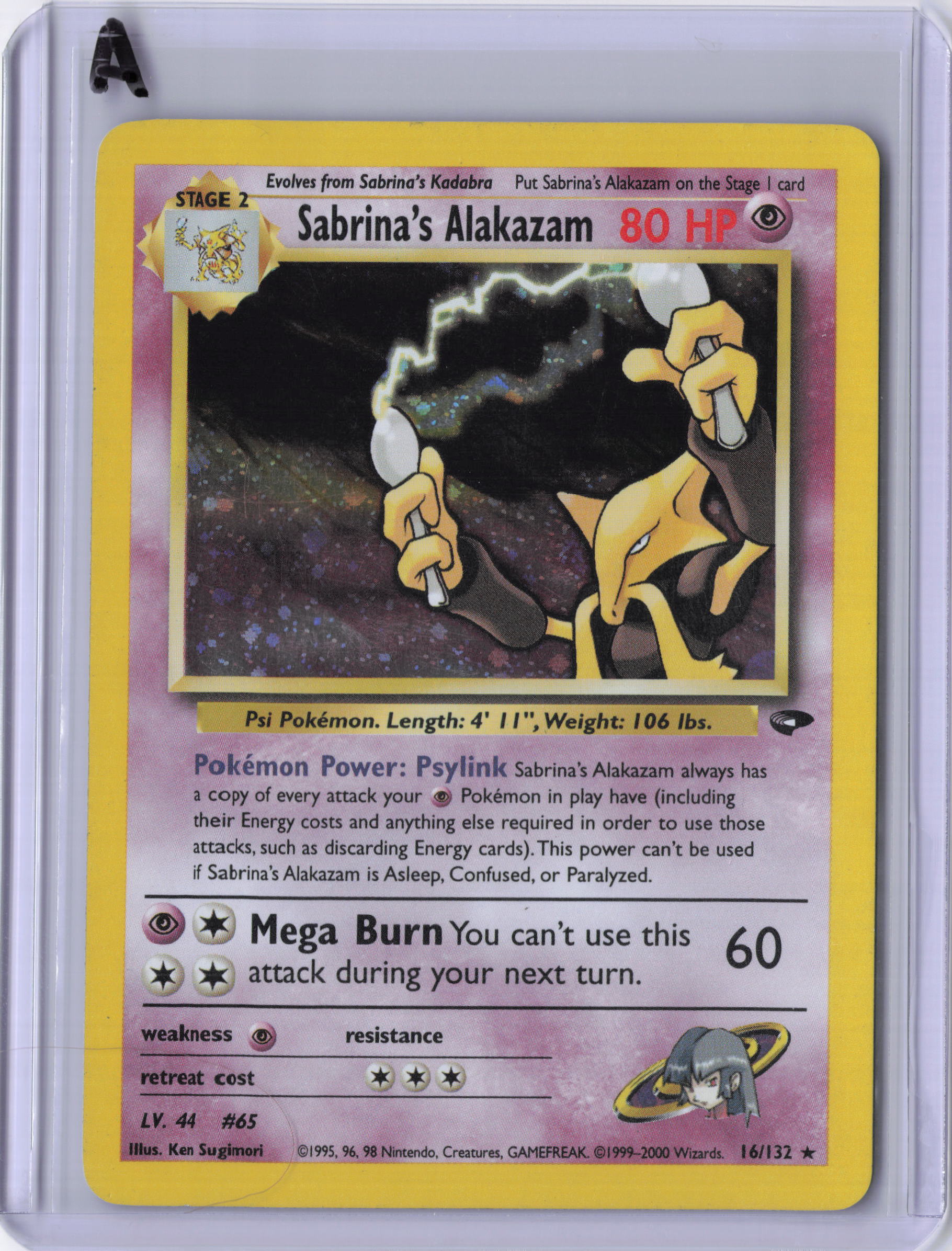 Sabrina's Alakazam - Gym Challenge (G2) MP