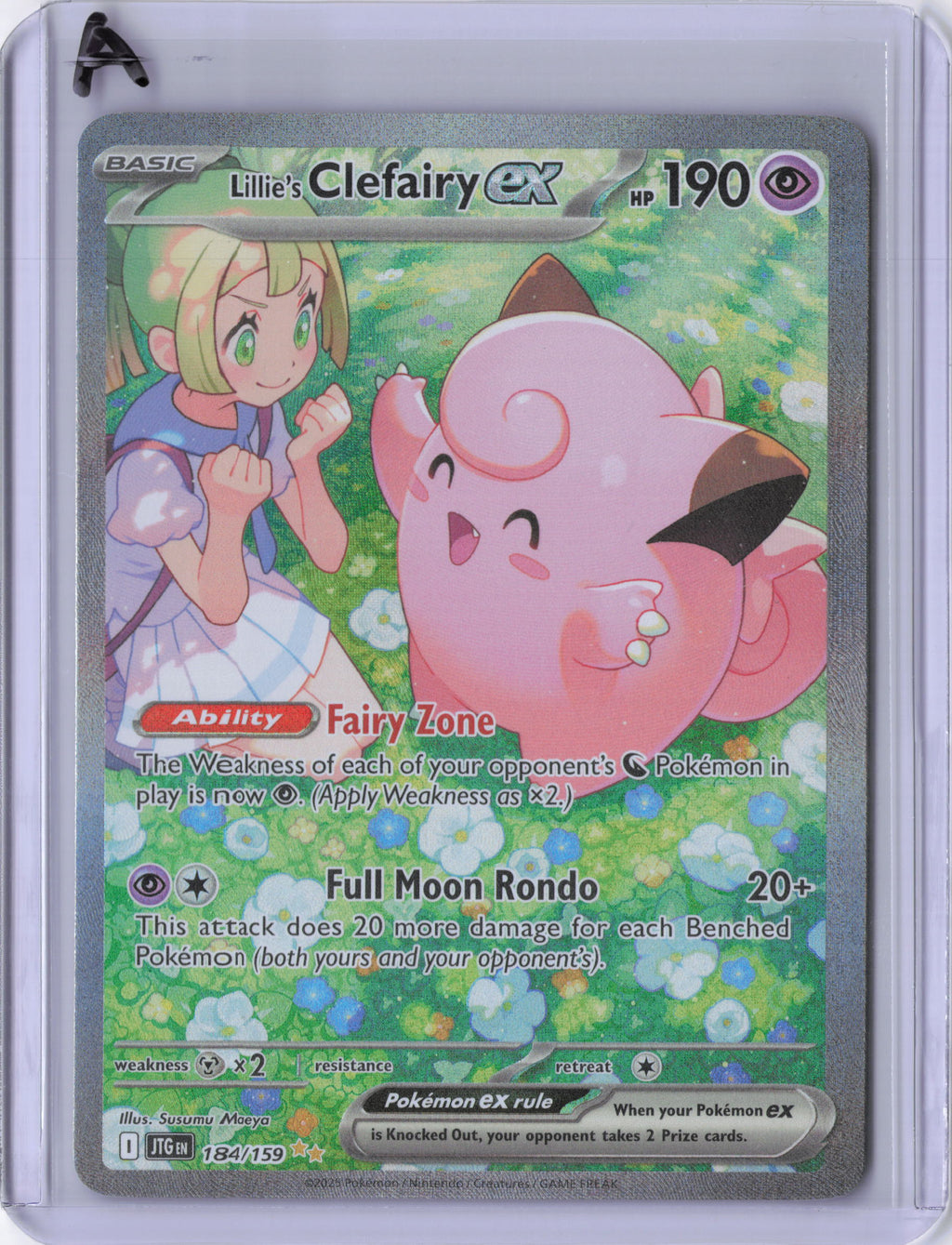 Lillie's Clefairy ex - 184/159 - SV09: Journey Together (JTG)