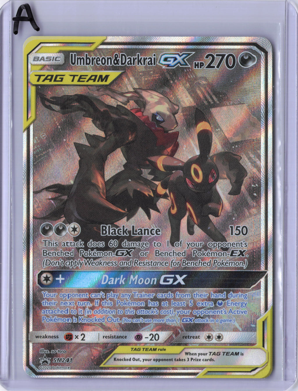 Umbreon & Darkrai GX - SM241 - SM Promos (SMP) (LP)