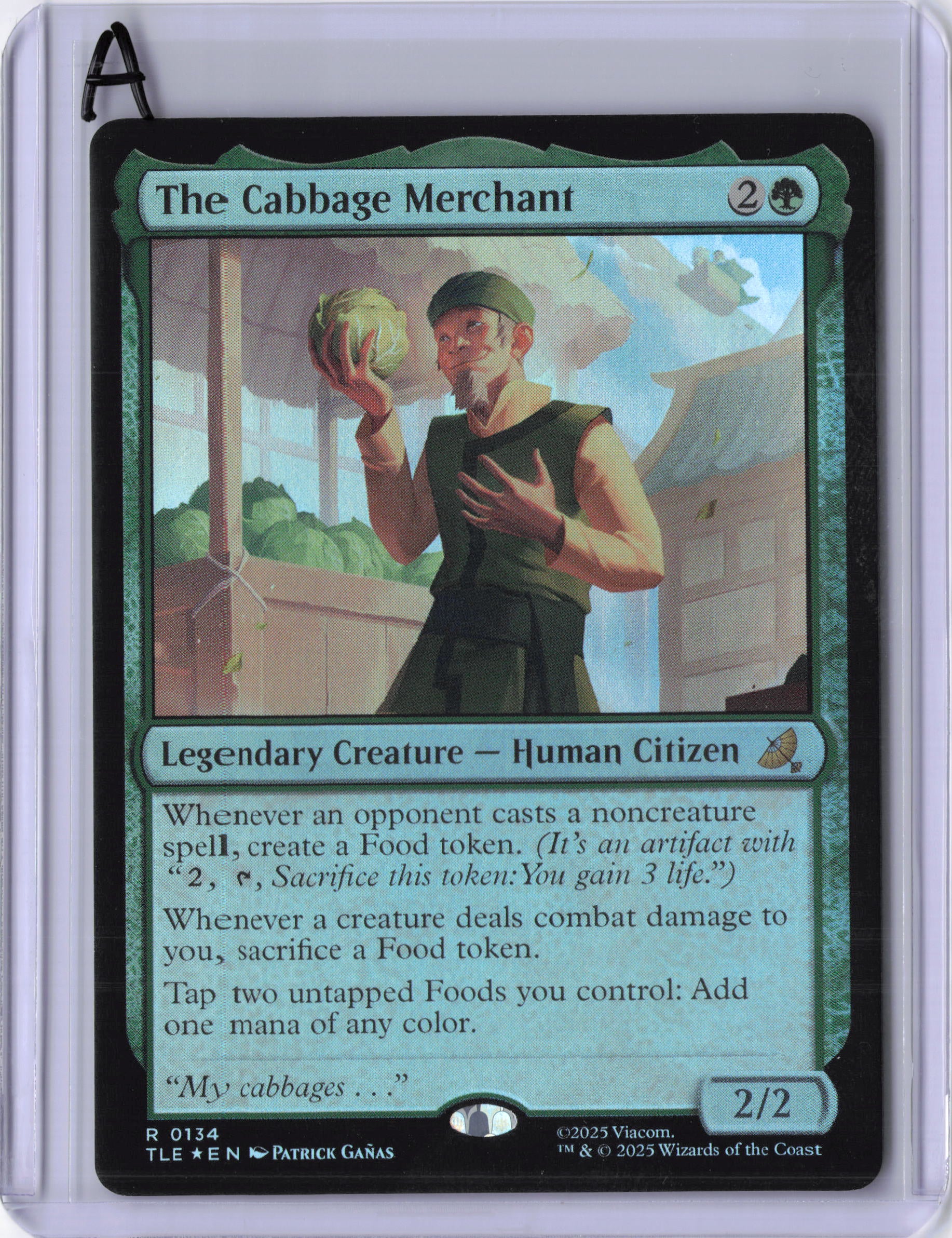 The Cabbage Merchant - Avatar: The Last Airbender: Eternal-Legal (TLE) (Foil)