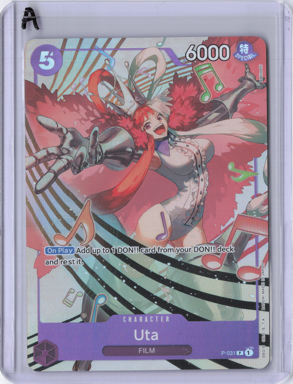 Uta - P-031 (Premium Card Collection -Uta-) - One Piece Promotion Cards (OP-PR)