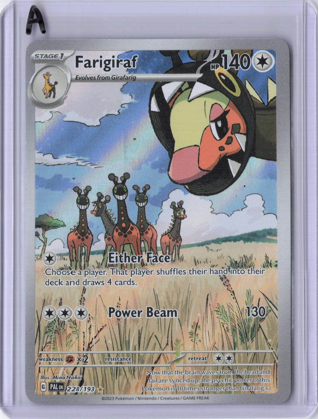 Farigiraf - 228/193 - SV02: Paldea Evolved (PAL)