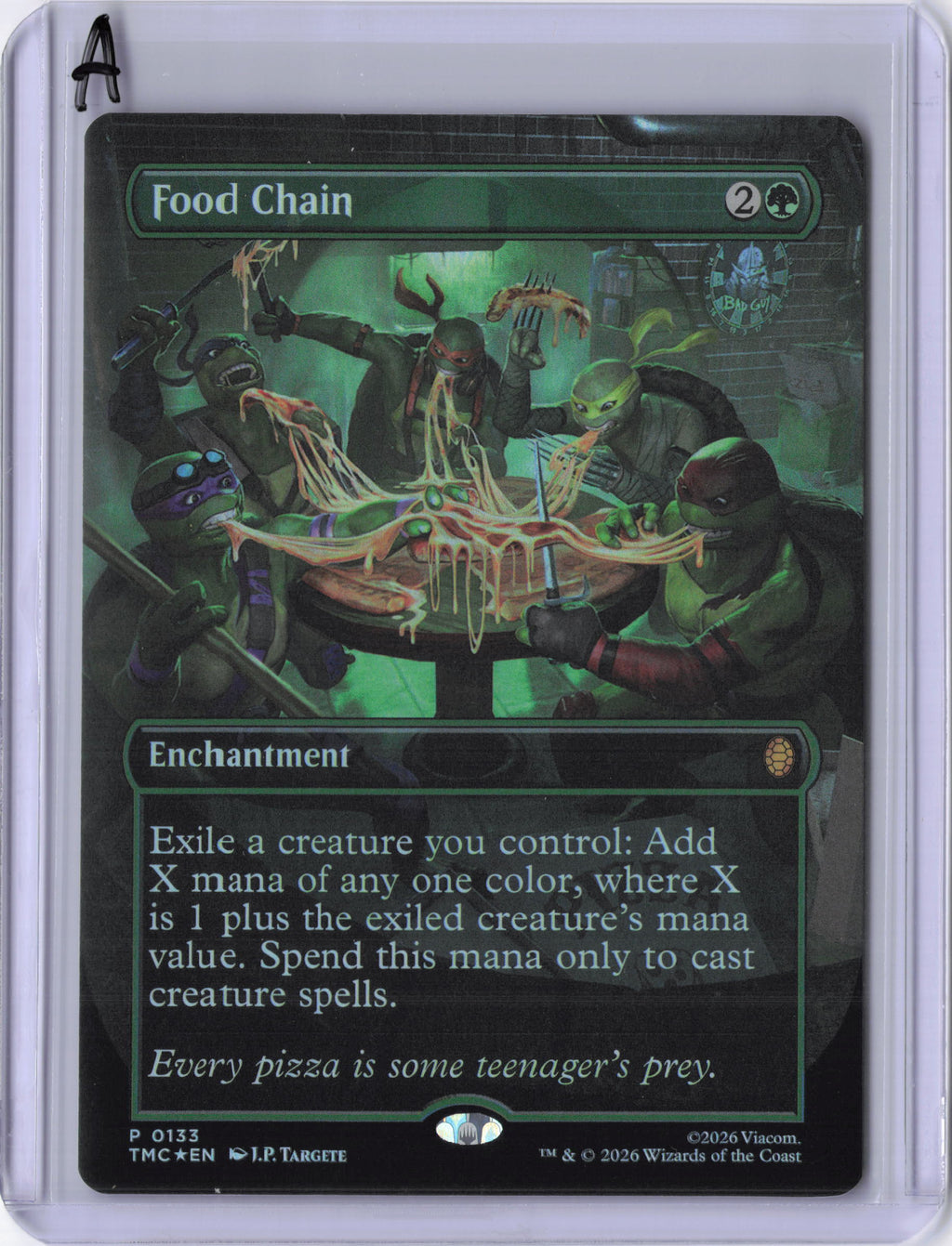 Food Chain (Borderless) - Commander: Teenage Mutant Ninja Turtles (TMC) (Foil)