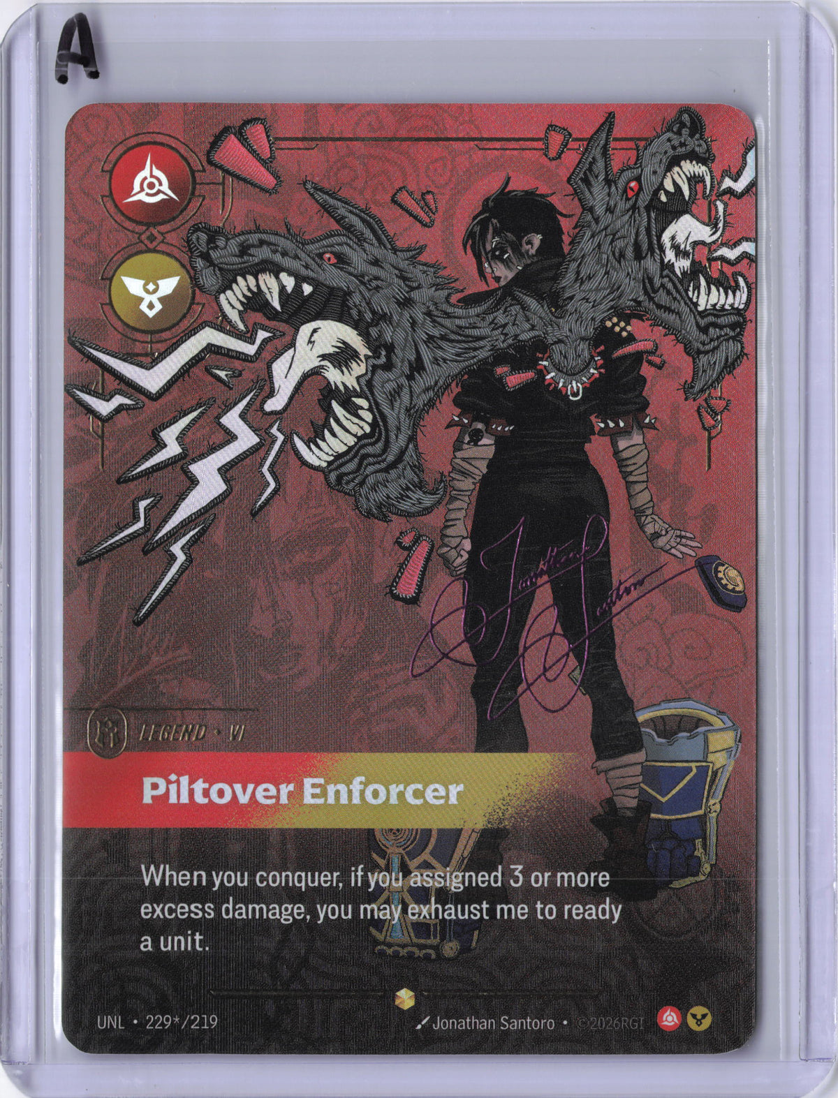 Vi, Piltover Enforcer (Signature) - Unleashed (UNL)