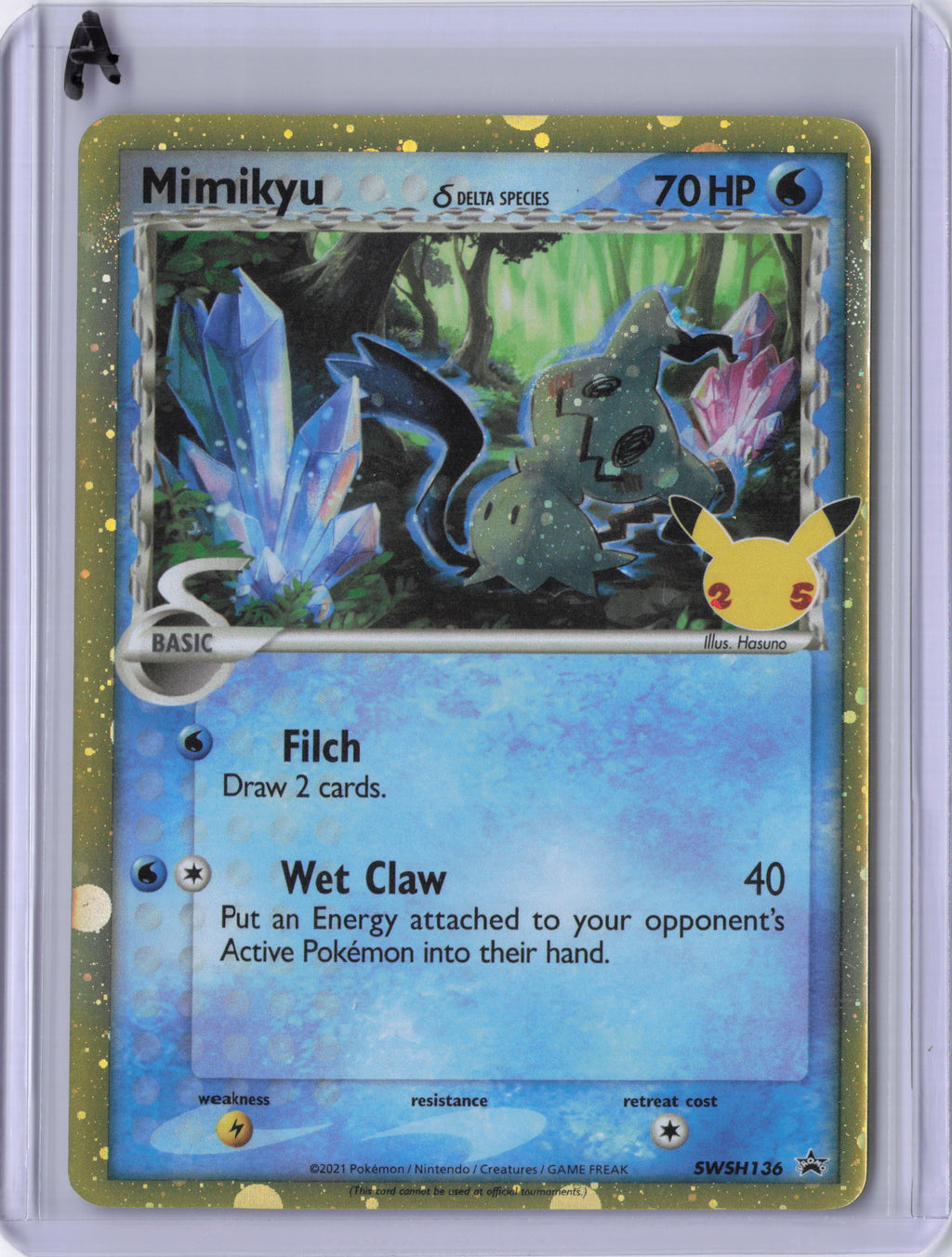 Mimikyu (Delta Species) - SWSH136 - SWSH: Sword & Shield Promo Cards (SWSD)